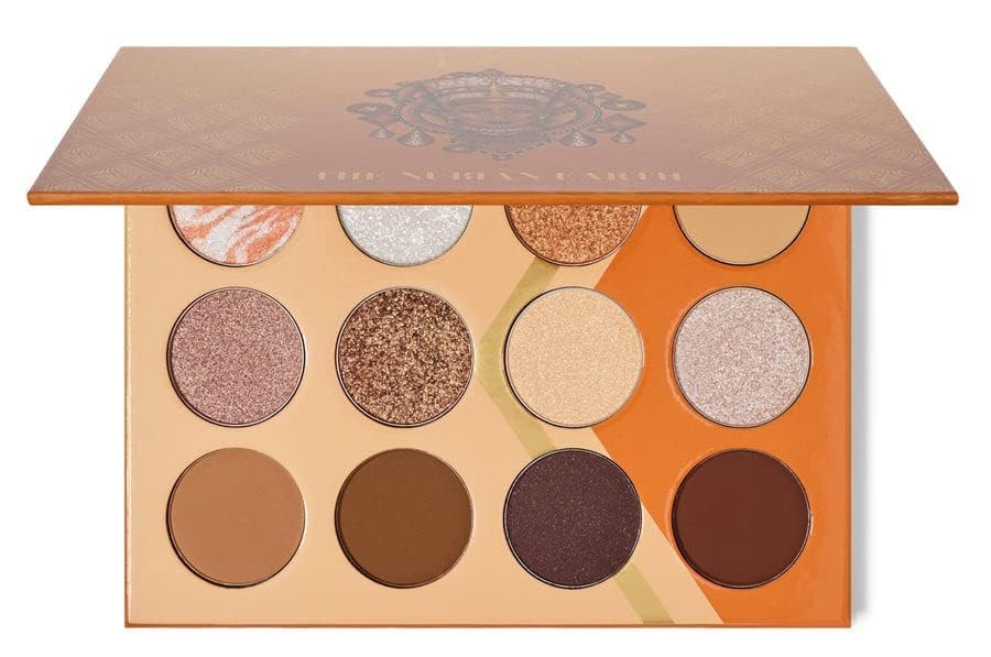 Juvia's Place Nubian Earth Palette - Browns, and Tans - Matte and Shimmer Pressed Pigments - Flattering for All Skin Tones - Shine Brown, White, Brown Palette - Image 8