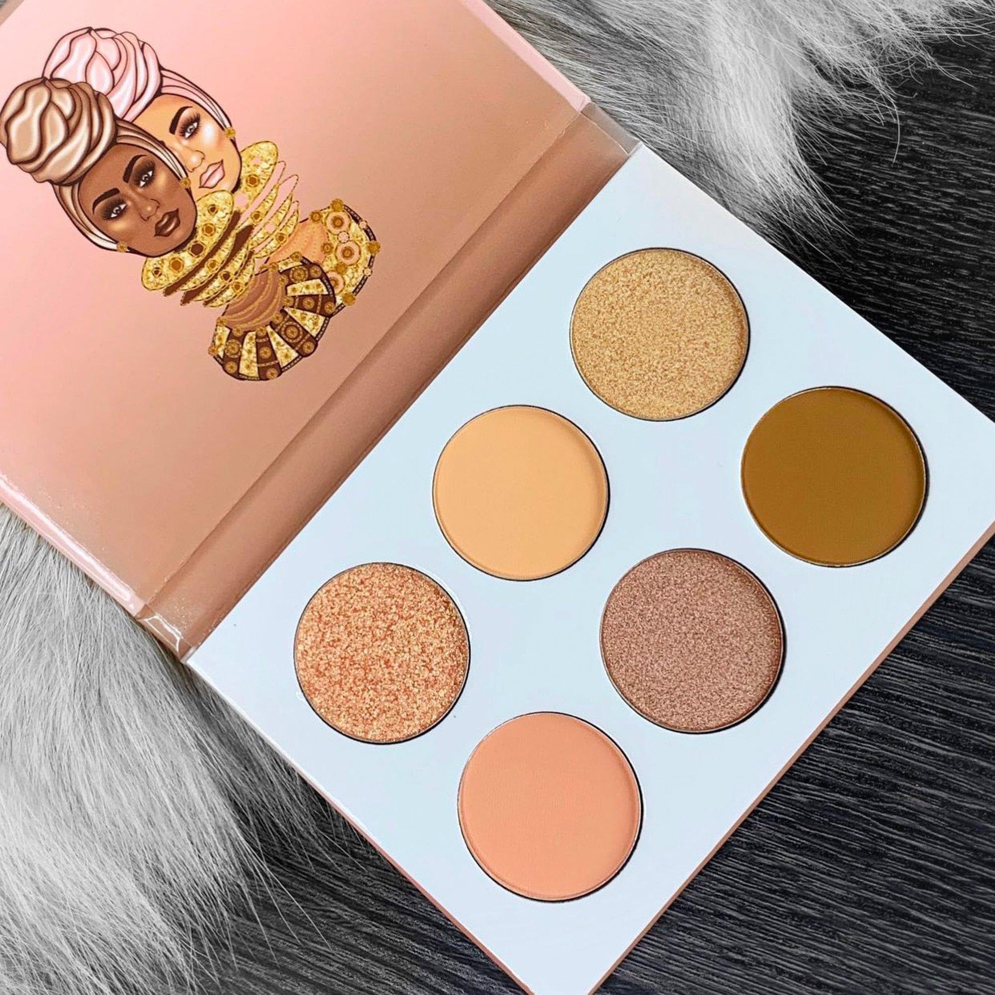 Juvia's Place Palette The Nudes - Neutral Hues, Blush, Sand, & Shimmer, Professional Eye Makeup, Pigmented Palette for Eye Color & Shine, Pressed, Shades of 6 - Image 3