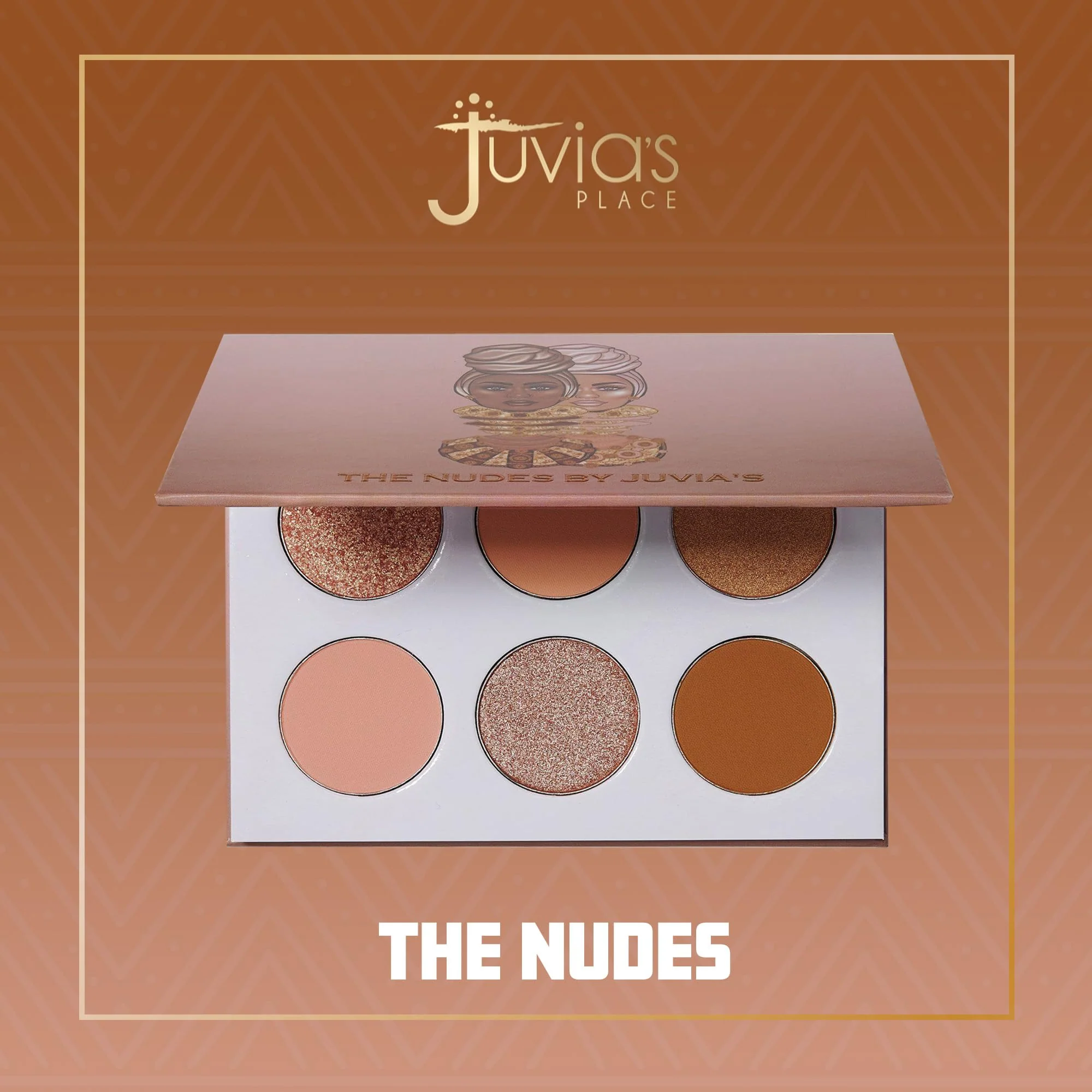 Juvia's Place Palette The Nudes - Neutral Hues, Blush, Sand, & Shimmer, Professional Eye Makeup, Pigmented Palette for Eye Color & Shine, Pressed, Shades of 6 - Image 5