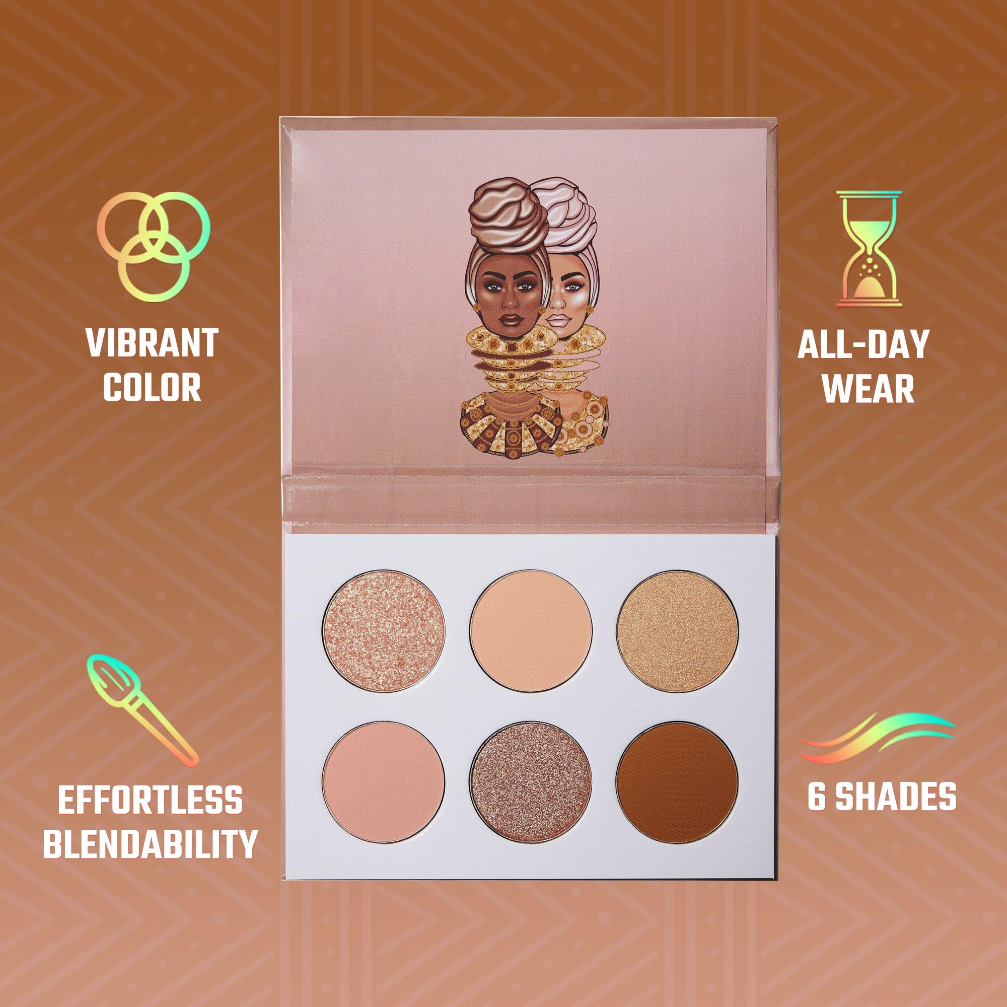 Juvia's Place Palette The Nudes - Neutral Hues, Blush, Sand, & Shimmer, Professional Eye Makeup, Pigmented Palette for Eye Color & Shine, Pressed, Shades of 6 - Image 7