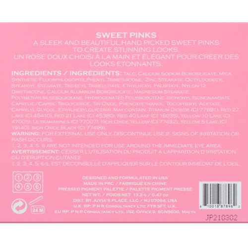 Juvia's Place Palette The Sweet Pinks - Deep Fuchsia, Soft & Sweet Pink, Shades of 6, Pressed Pigments Palette, Professional Makeup, Pigmented Pan Palette, Makeup Palette for Color & Shine - Image 2