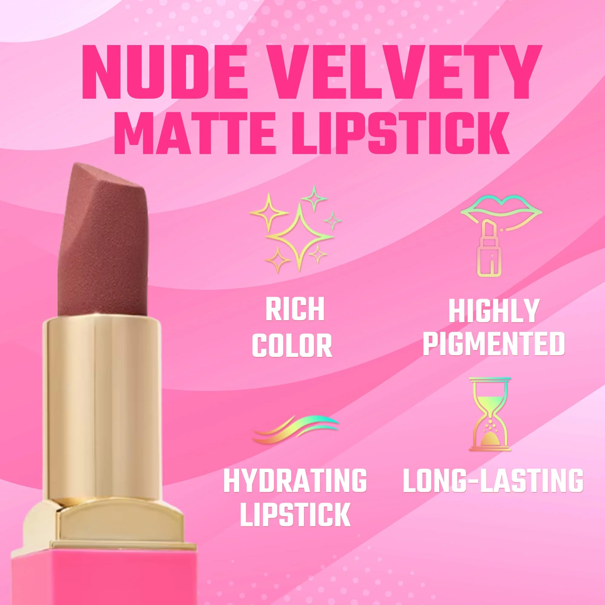 Juvia's Place The Nude Velvety Matte Lipstick Kebi - Nude, Long-lasting, Rich-Color Lip Makeup, Creamy Lipstick with Matte Finish, Beauty & Lip Products - Image 8