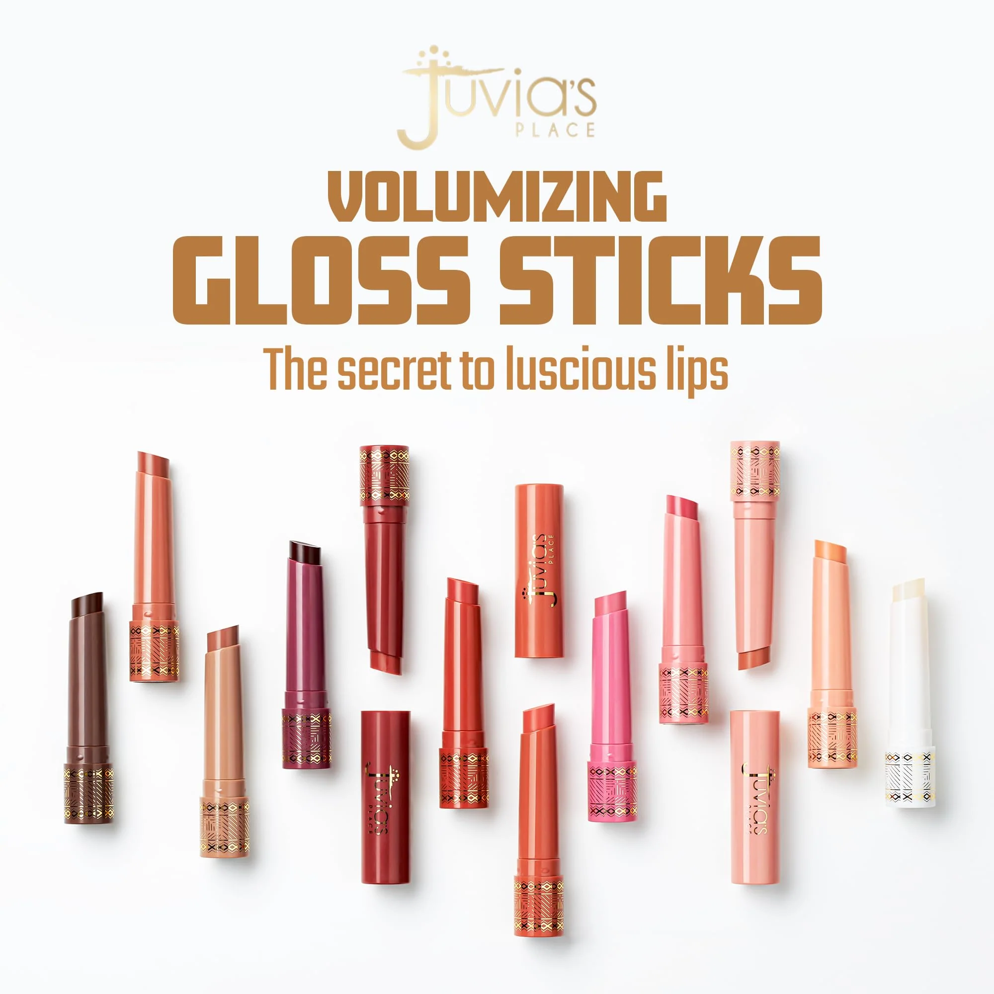 Juvia's Place Volumizing Gloss Cocoa Sticks - Shiny Luscious Lips with Nourishing Hydration, Plumping, Lip Plumper, Hydrating Lip Gloss Balm - Image 8