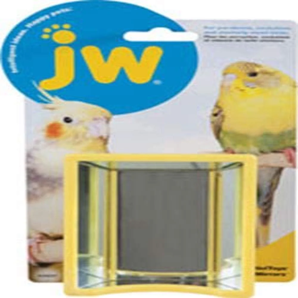 JW Hall Of Mirrors Bird Toy,3.25'' length x 4.25'' width x 1.25'' depth - Image 6