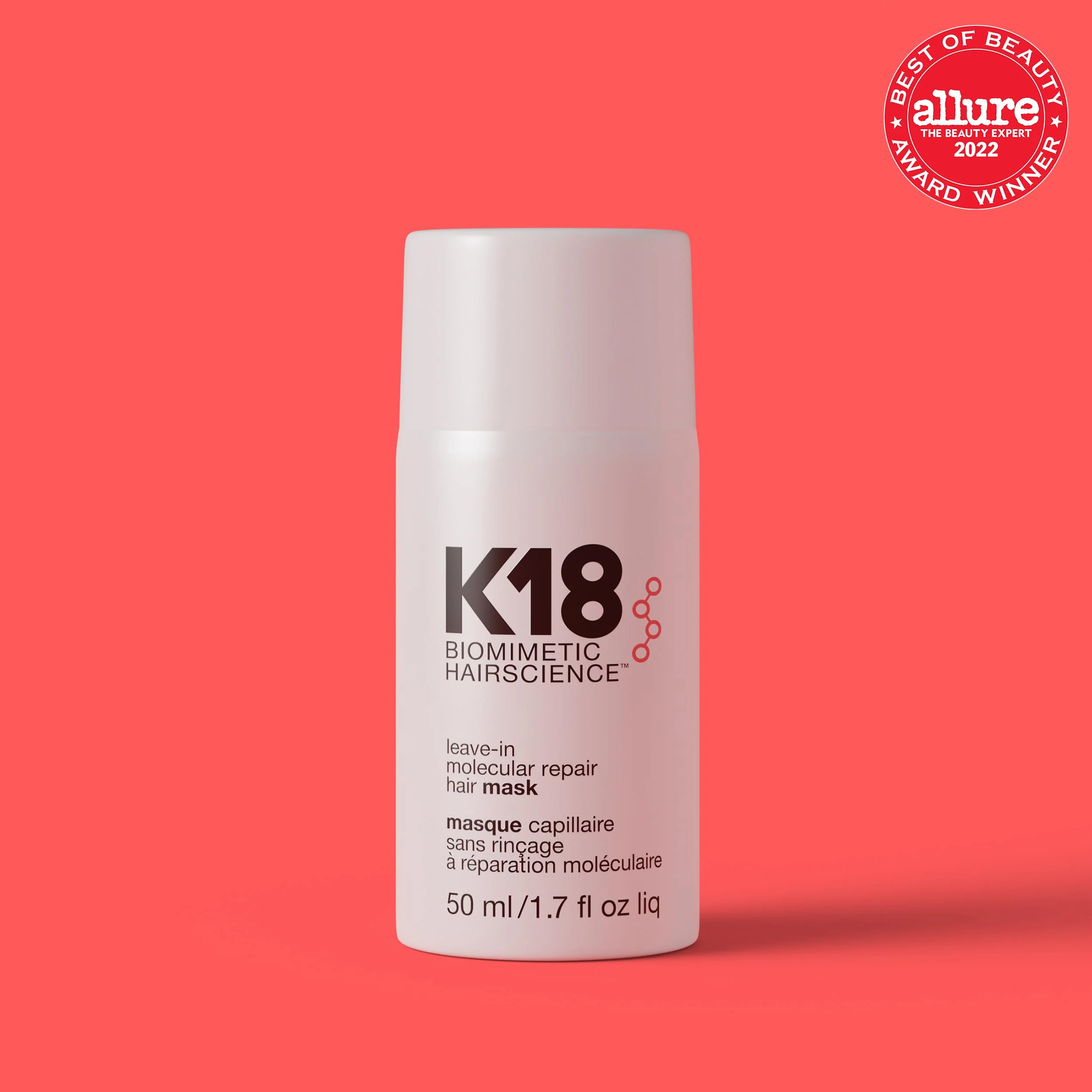 K18 Leave-In Molecular Repair Hair Mask, Patented, Lasting Repair For Dry, Frizzy, Damaged Hair, Reverse Damage In 4 Minutes From Bleach, Color, Chemical Services + Heat - Image 10