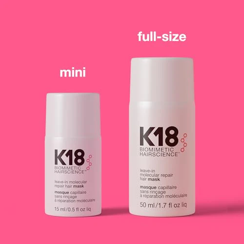 K18 Leave-In Molecular Repair Hair Mask, Patented, Lasting Repair For Dry, Frizzy, Damaged Hair, Reverse Damage In 4 Minutes From Bleach, Color, Chemical Services + Heat - Image 2
