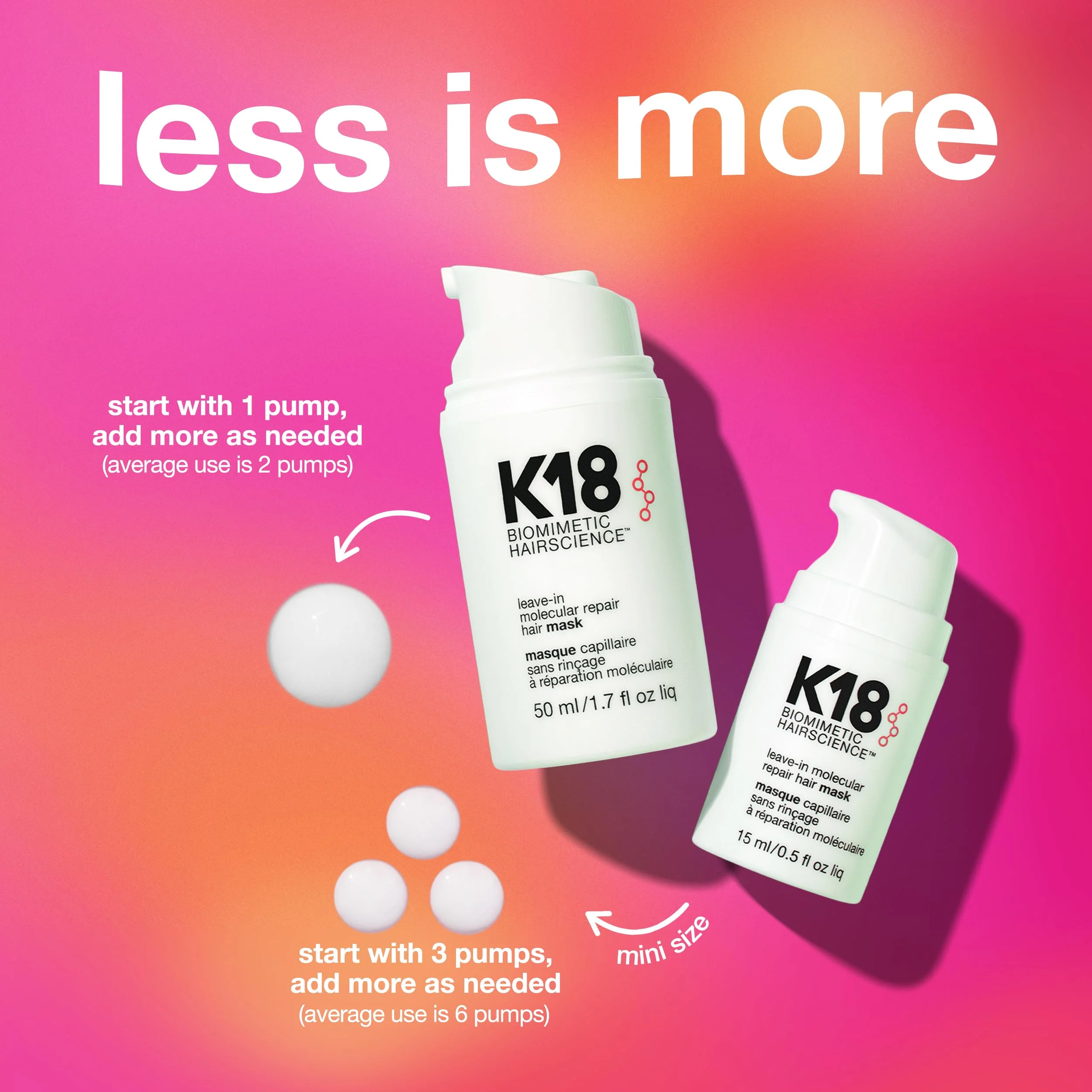 K18 Leave-In Molecular Repair Hair Mask, Patented, Lasting Repair For Dry, Frizzy, Damaged Hair, Reverse Damage In 4 Minutes From Bleach, Color, Chemical Services + Heat - Image 7