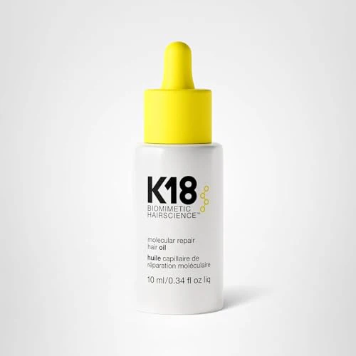 K18 Molecular Repair Hair Oil, Weightless Oil for Stronger, Healthier Hair, Suitable For All Hair Types, 0.34 Fl Oz - Image 2