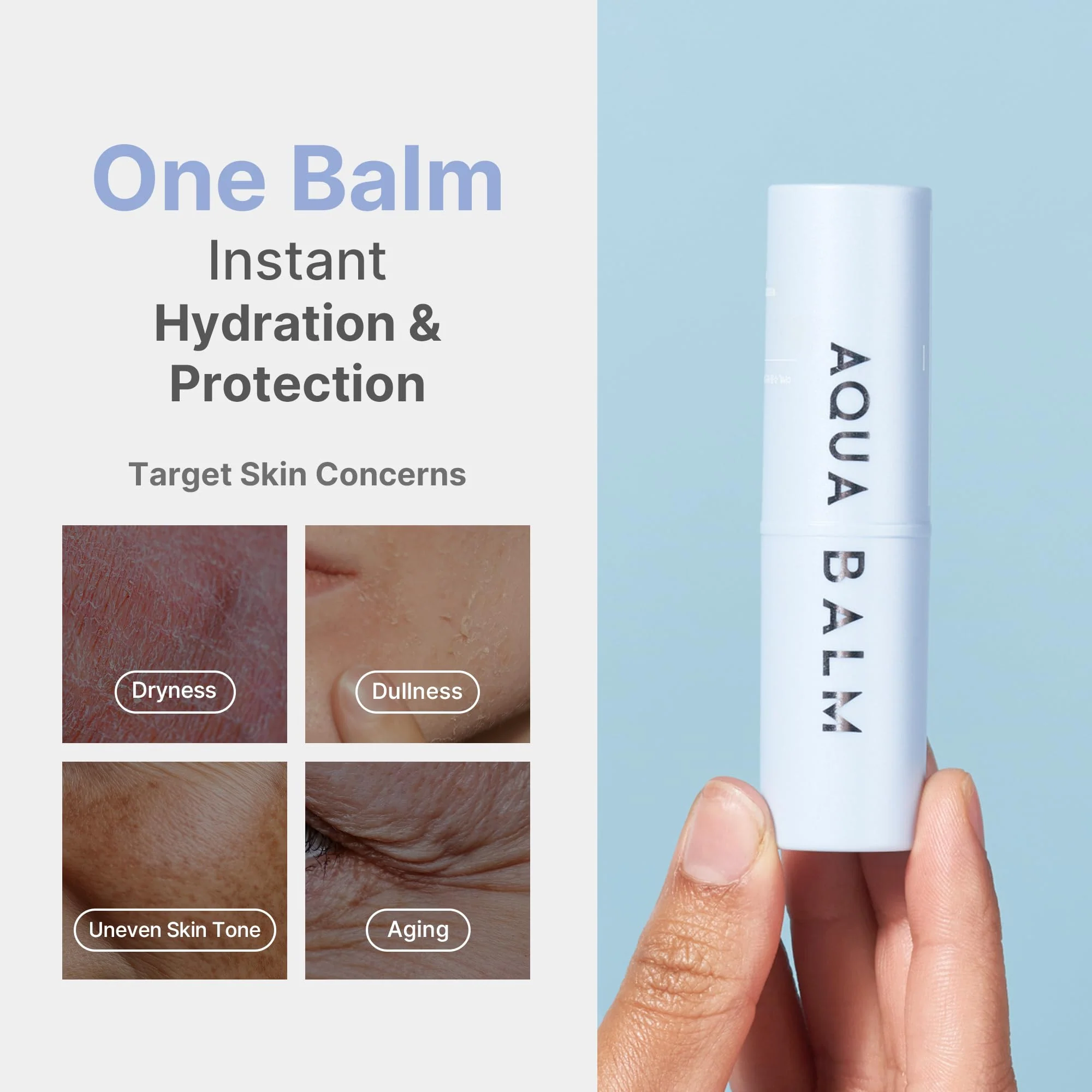 KAHI BALM SERIES | Aqua Balm Stick - Lightweight Korean Sun Stick & Beauty Balm Eye treatment Balm Korean Moisture - Image 4