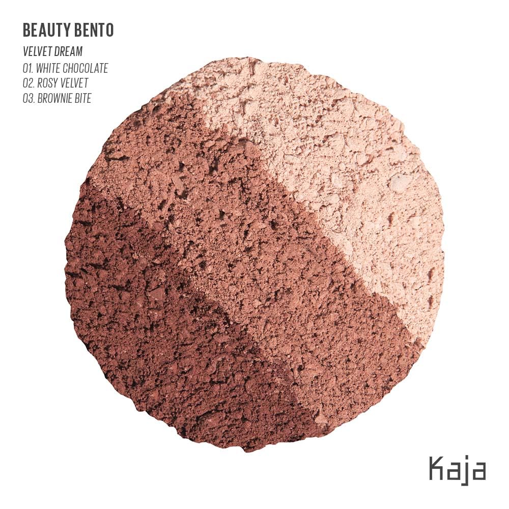 Kaja Beauty Bento Collection - Bouncy Eyeshadow Trio | Burnt Sandy Brown Tones, Travel Size, 13 Velvet Dream, 2019 Allure Best of Beauty Award, 0.03 Oz - Image 8