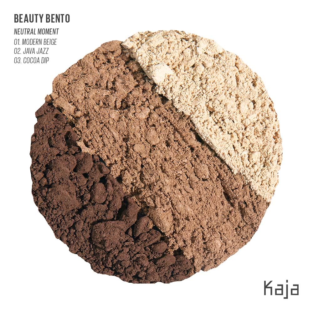 Kaja Beauty Bento Collection - Bouncy Eyeshadow Trio | Neutral Earthy Tones, Travel Size, 14 Neutral Moment, 2019 Allure Best of Beauty Award, 0.03 Oz - Image 9