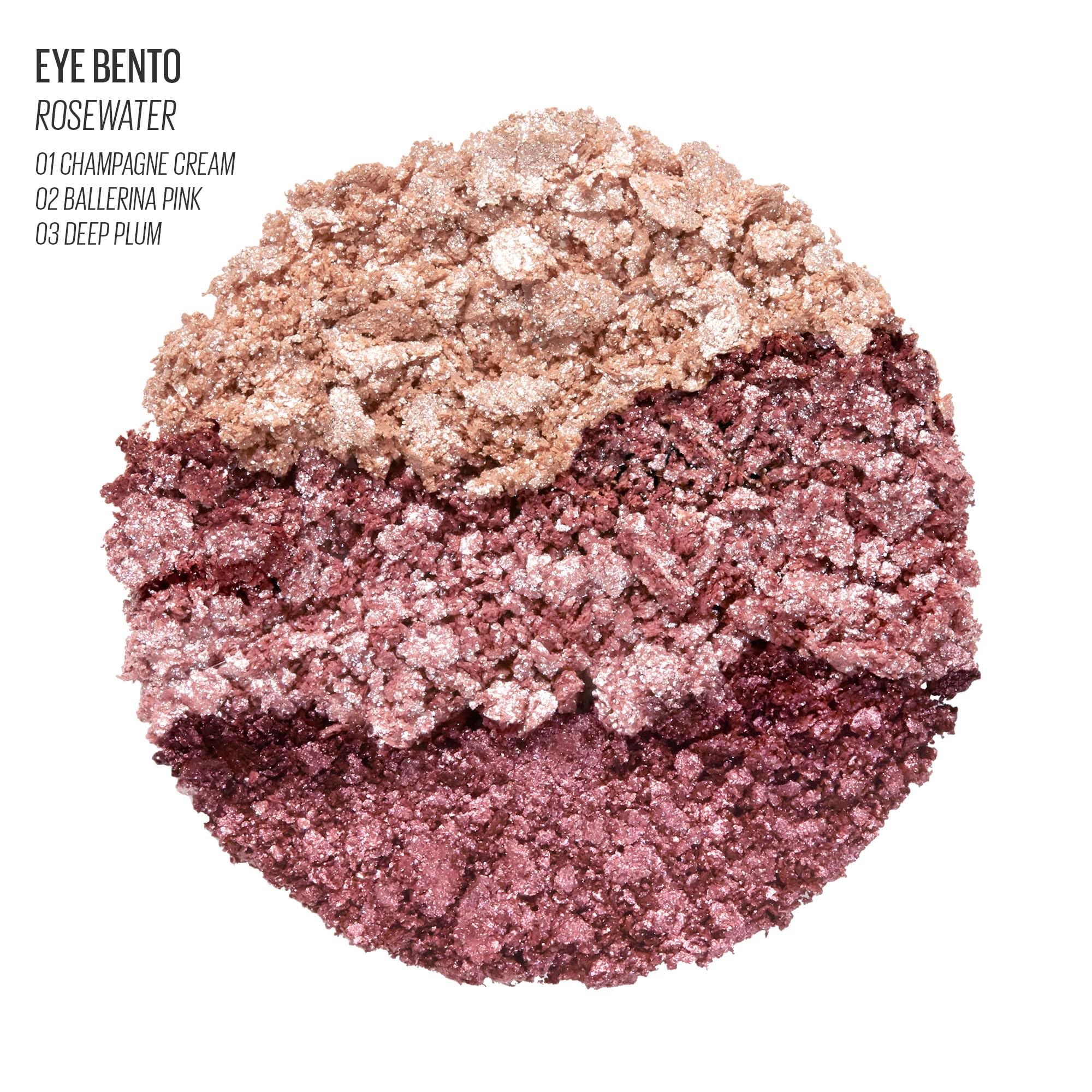 Kaja Beauty Bento Collection - Bouncy Eyeshadow Trio | Plum Rosy Tones, Travel Size, 01 Rosewater, 2019 Allure Best of Beauty Award, 0.03 Oz - Image 8