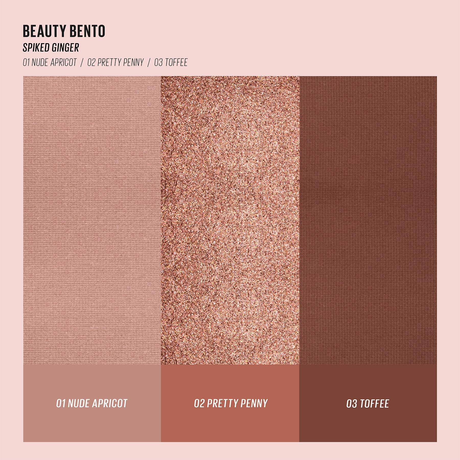 Kaja Beauty Bento Collection - Bouncy Eyeshadow Trio | Warm Honey Tones, Travel Size, 10 Spiked Ginger, 2019 Allure Best of Beauty Award, 0.03 Oz - Image 6
