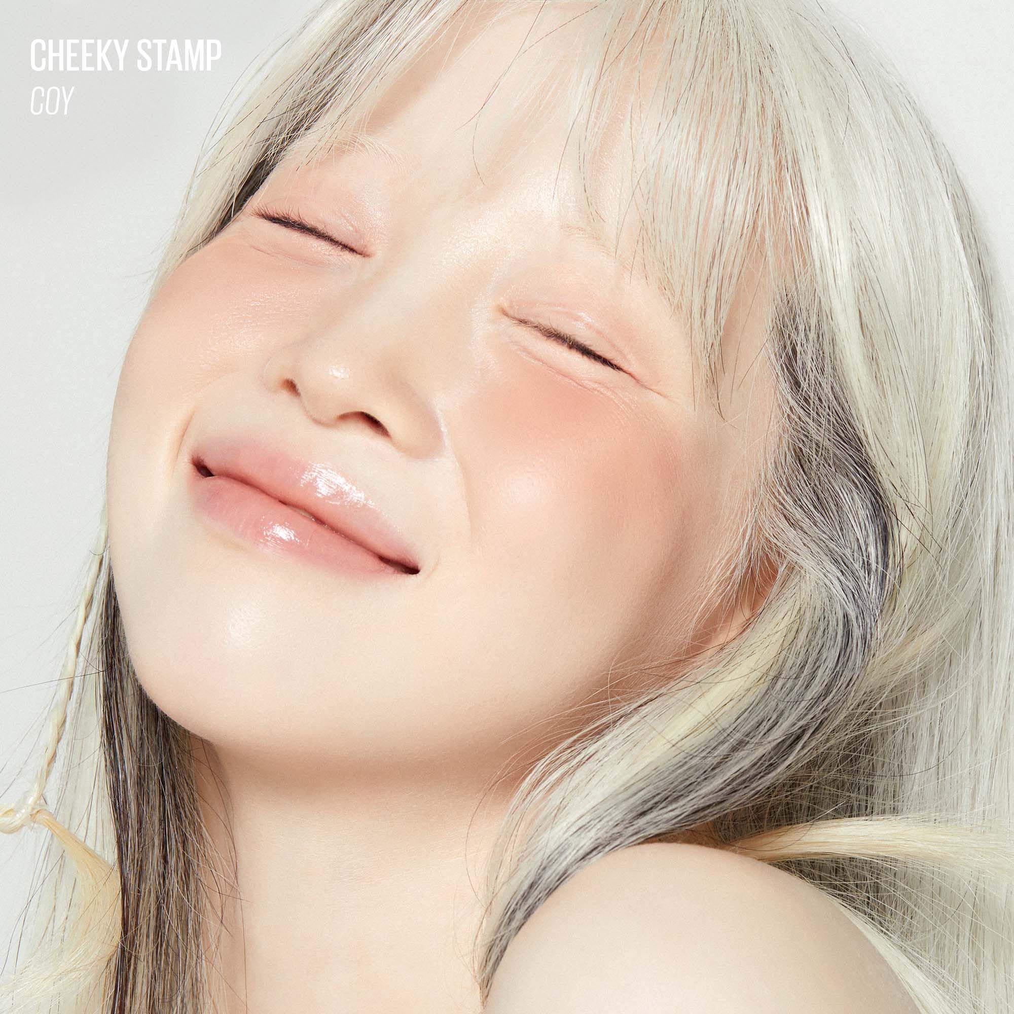 KAJA Blusher - Cheeky Stamp 01 Coy | Kbeauty, Cute Makeup, Buildable & Blendable Shade with Heart-shaped Applicator, Sunkissed Finish, Travel size, Hygienic, Portable, Korean Makeup, 0.17 Oz - Image 6