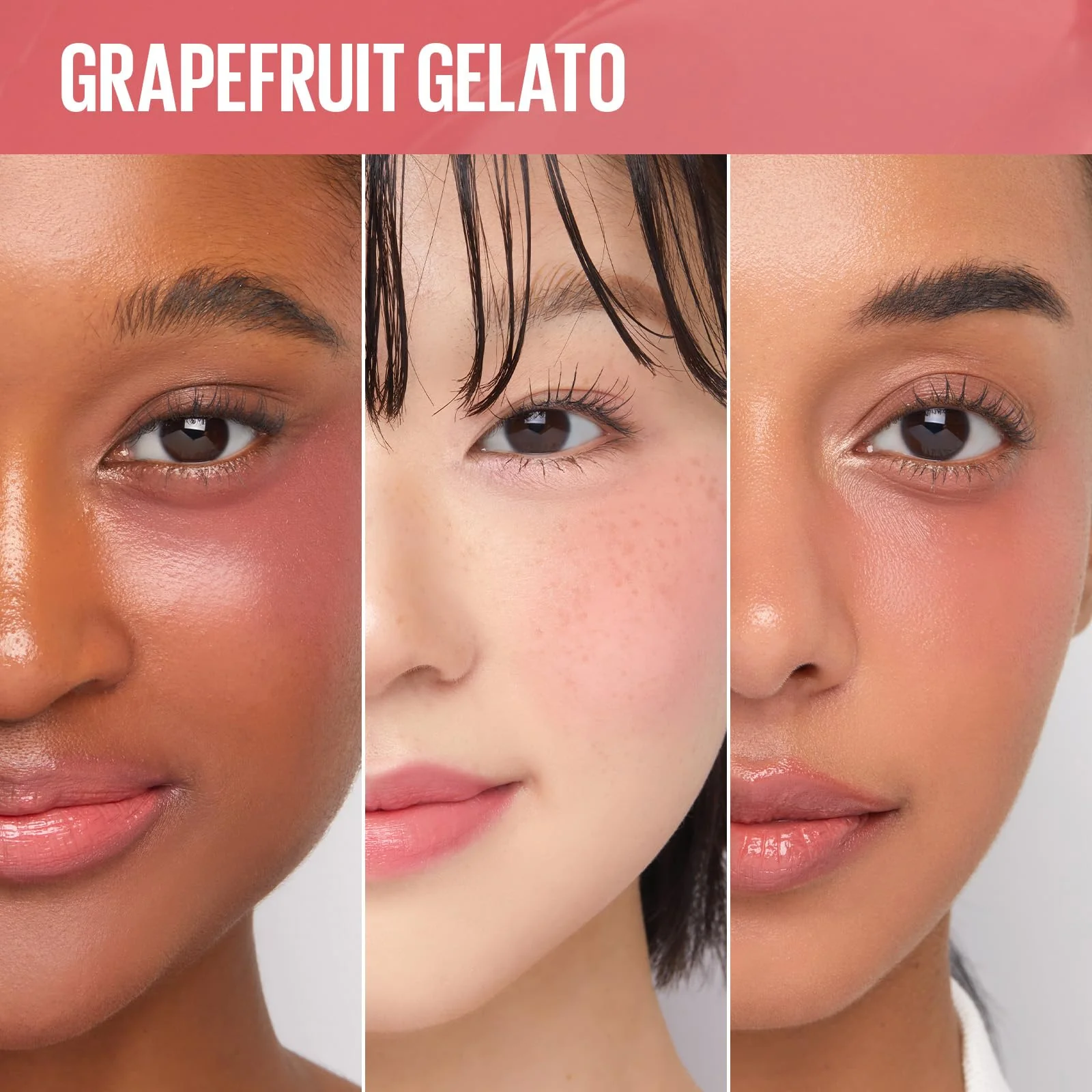KAJA Cheek & Lip - Dewy Bar 06 Grapefruit Gelato | Creamy Blusher and Balm Multi-Stick, 45% Moisturizing Oil, Apple Extract, Vitamin-Hyaluronic Acid Infused, High Shine, Non-Sticky, Easy Blending, 10g - Image 7