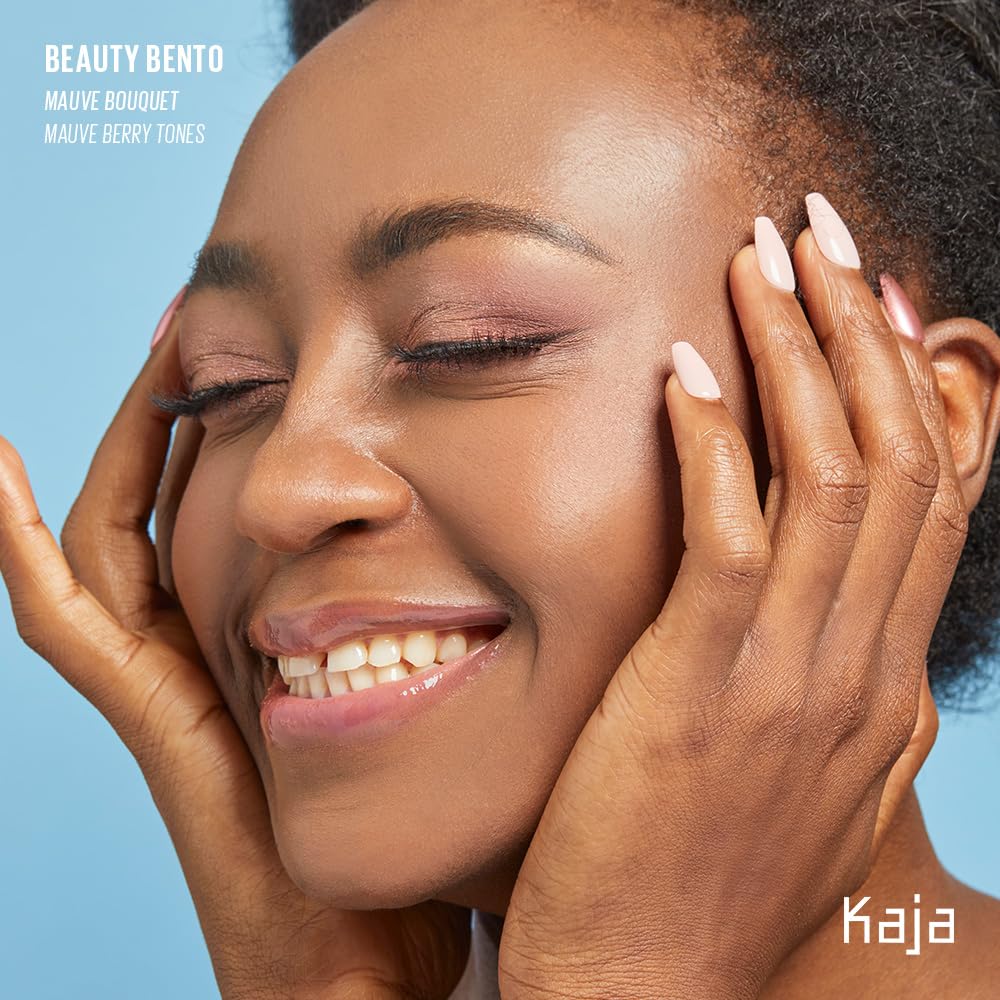Kaja Eye Bento Collection - Bouncy Eyeshadow Trio | 17 Mauve Bouquet | Mauve Berry Tone | Vegan, Cruelty free - Image 6