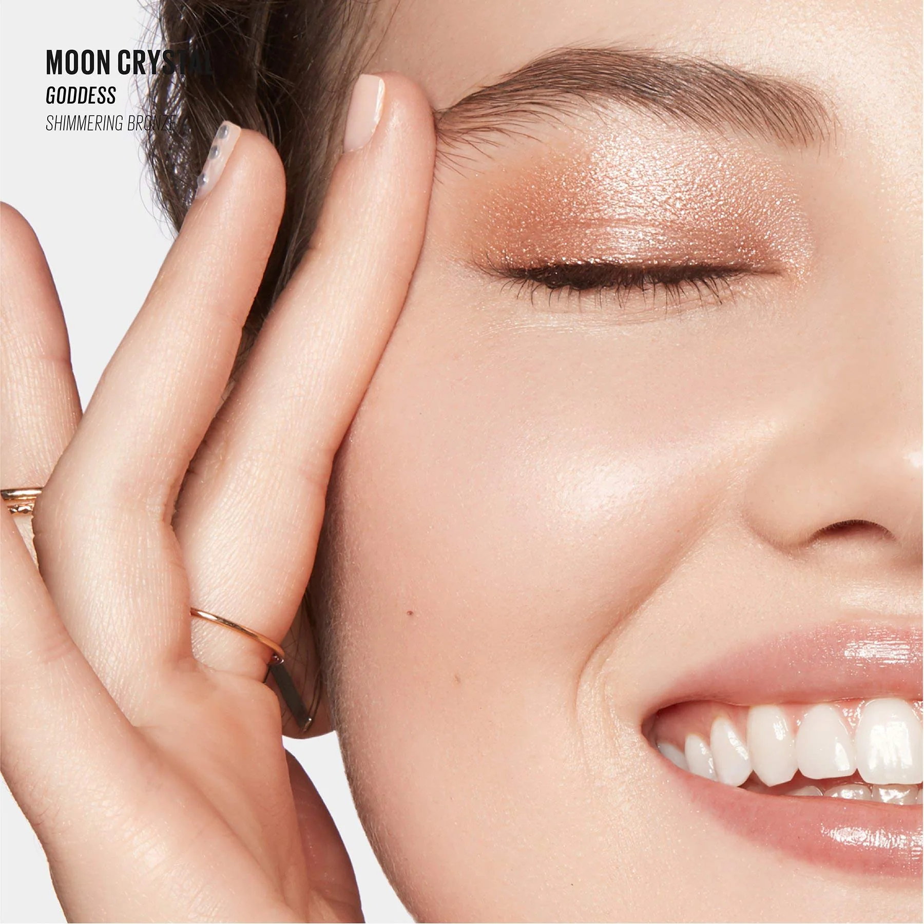 Kaja Eyeshadow - Moon Crystal | Sparkling Eye Pigment, Shimmering Bronze Finish, Highly Pigmented, Glitter, 01 Goddess, 0.29 Oz - Image 7