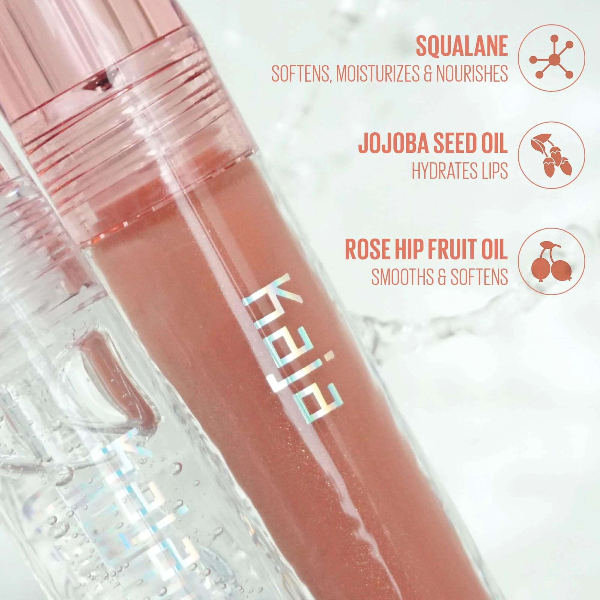 Kaja Lip Balm - Gloss Shot 01 Crystal Clear | High Shine, Non-Sticky, with Jojoba Oil, Sheer, Hydrating, Juicy, Plumper Looking, Non-irritating, Shea Butter, 0.14 FL Oz - Image 6