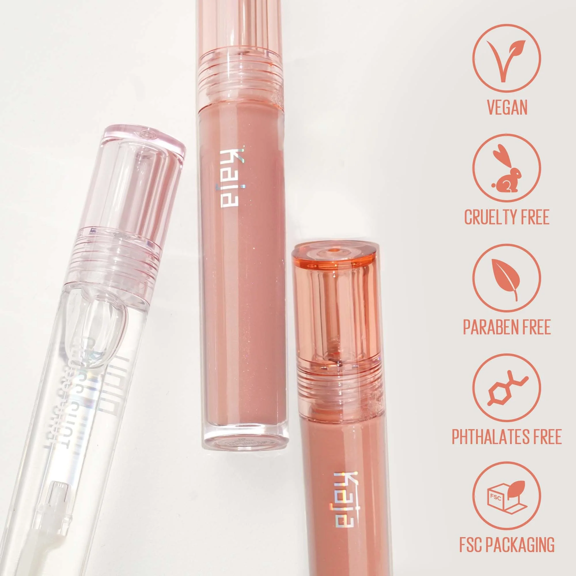 Kaja Lip Balm - Gloss Shot 01 Crystal Clear | High Shine, Non-Sticky, with Jojoba Oil, Sheer, Hydrating, Juicy, Plumper Looking, Non-irritating, Shea Butter, 0.14 FL Oz - Image 8