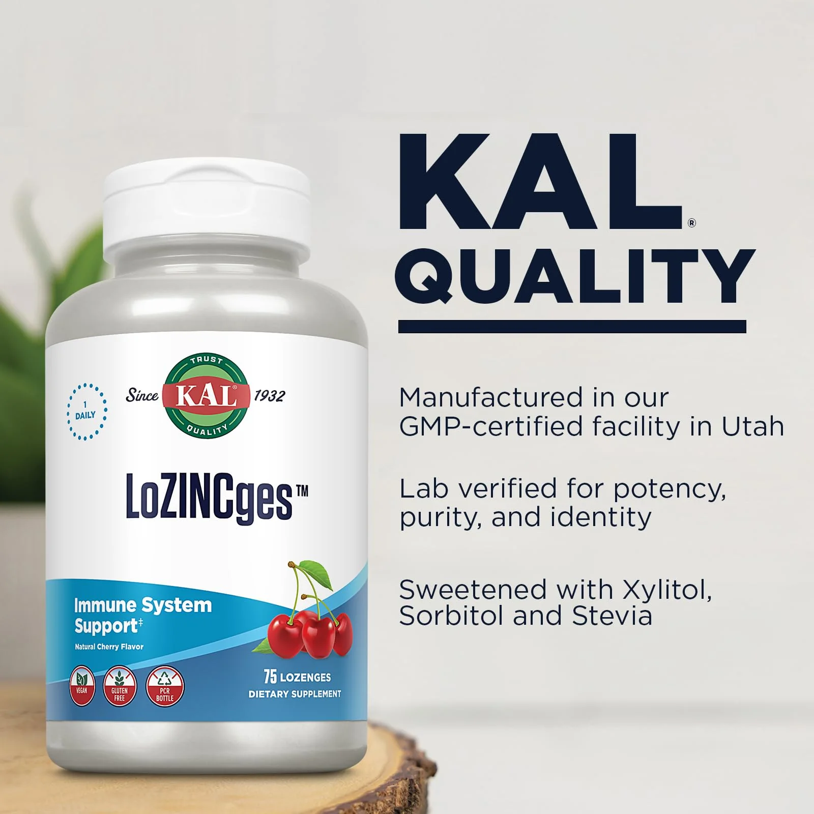 Kal 13 Mg Lozincges Cherry, 75 Count - Image 4
