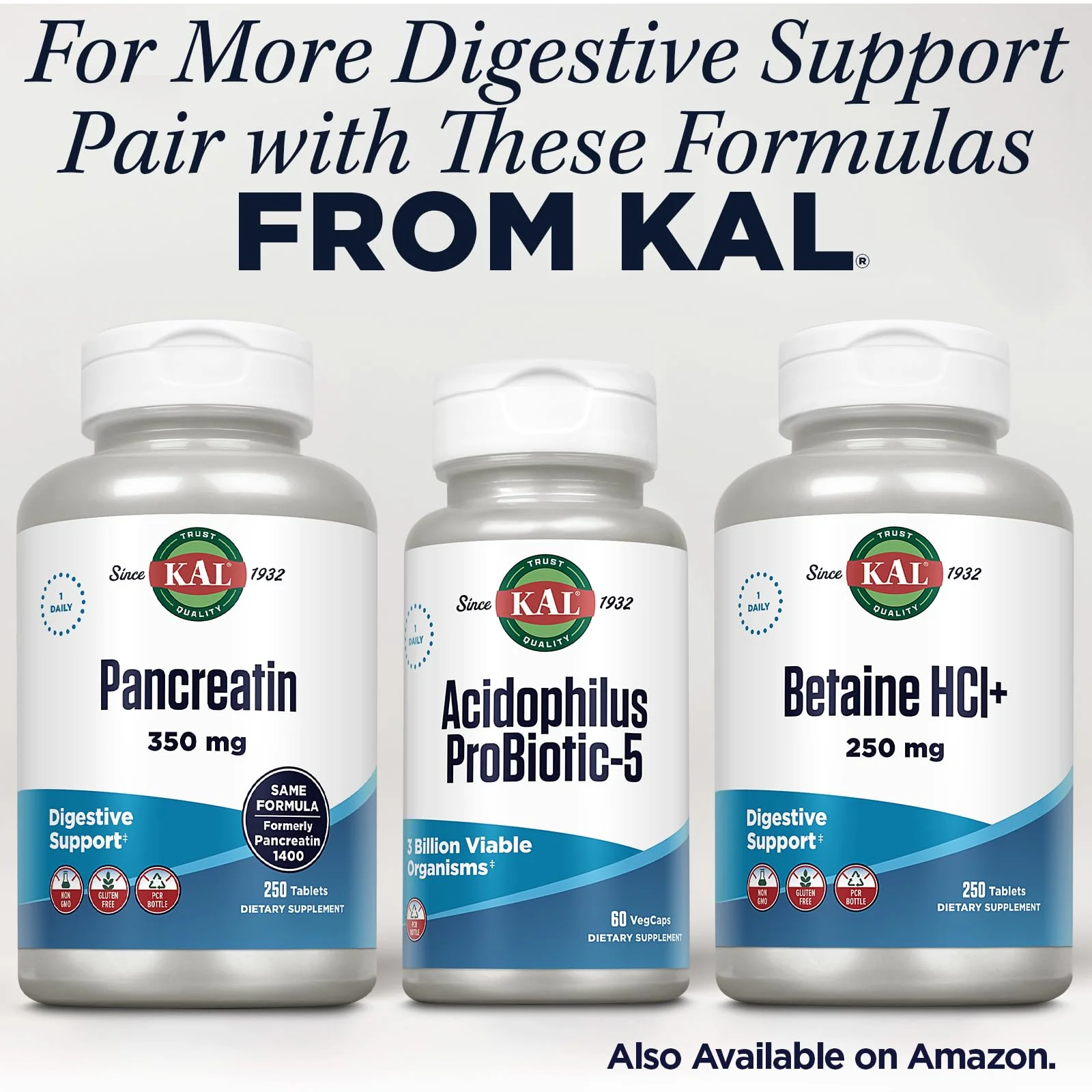 KAL Acidophilus Tablets, Probiotic-5 Capsules, 3 Bil, 60 Count - Image 5