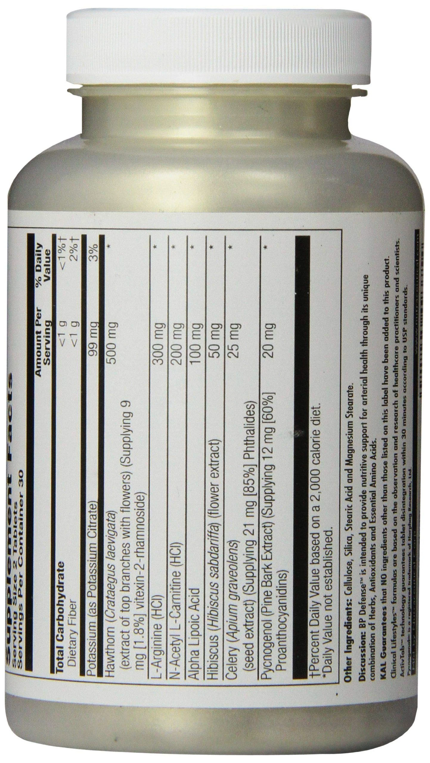 KAL BP Defense Tablets, 60 Count - Image 3