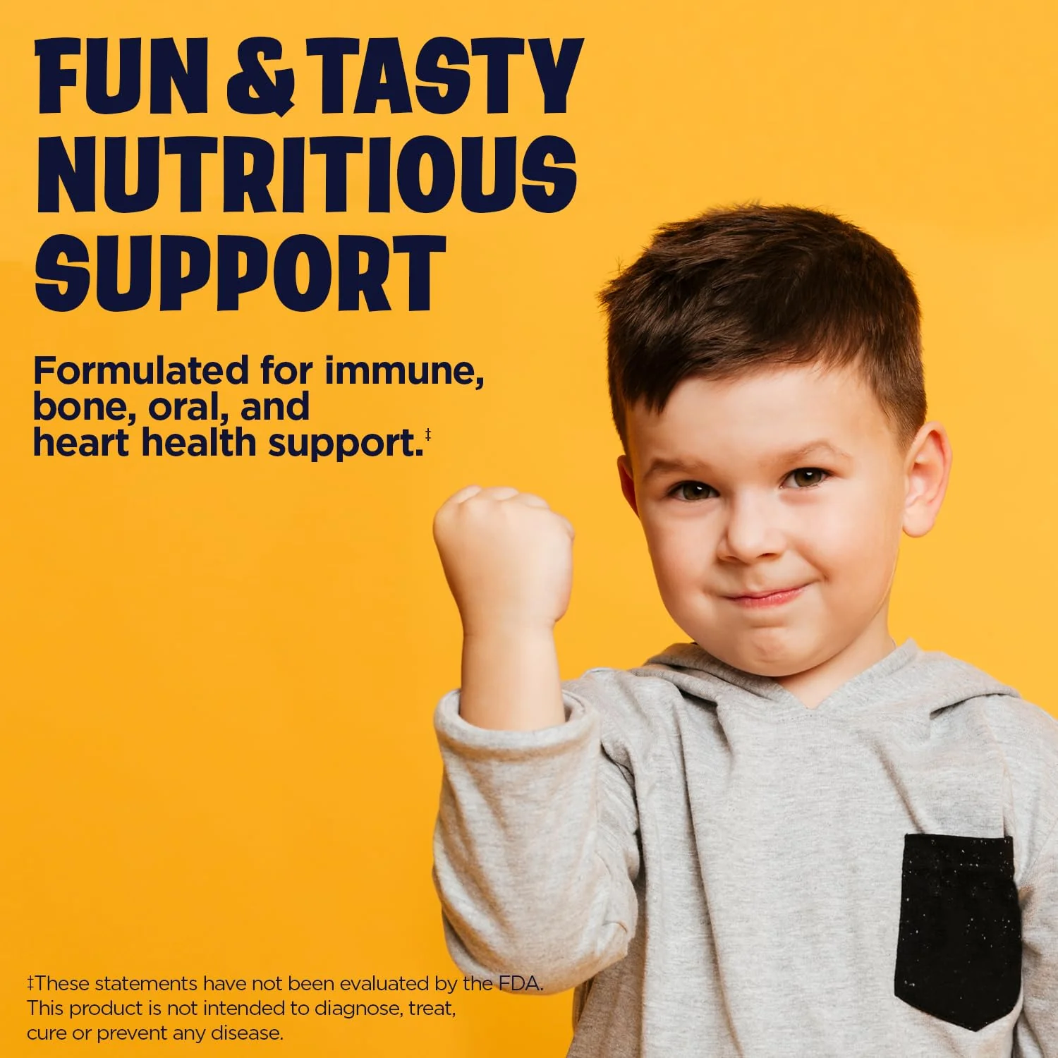 KAL Vitamin D-Rex Chewable, Childrens Vitamins 400 IU D-3, Bubble Gum Flavor, Strong Bone & Immune Support, Lactose/Peanut/Soy Free, 60-Day Guarantee, 90 Servings, 90 Dinosaur Shape Chewables - Image 3