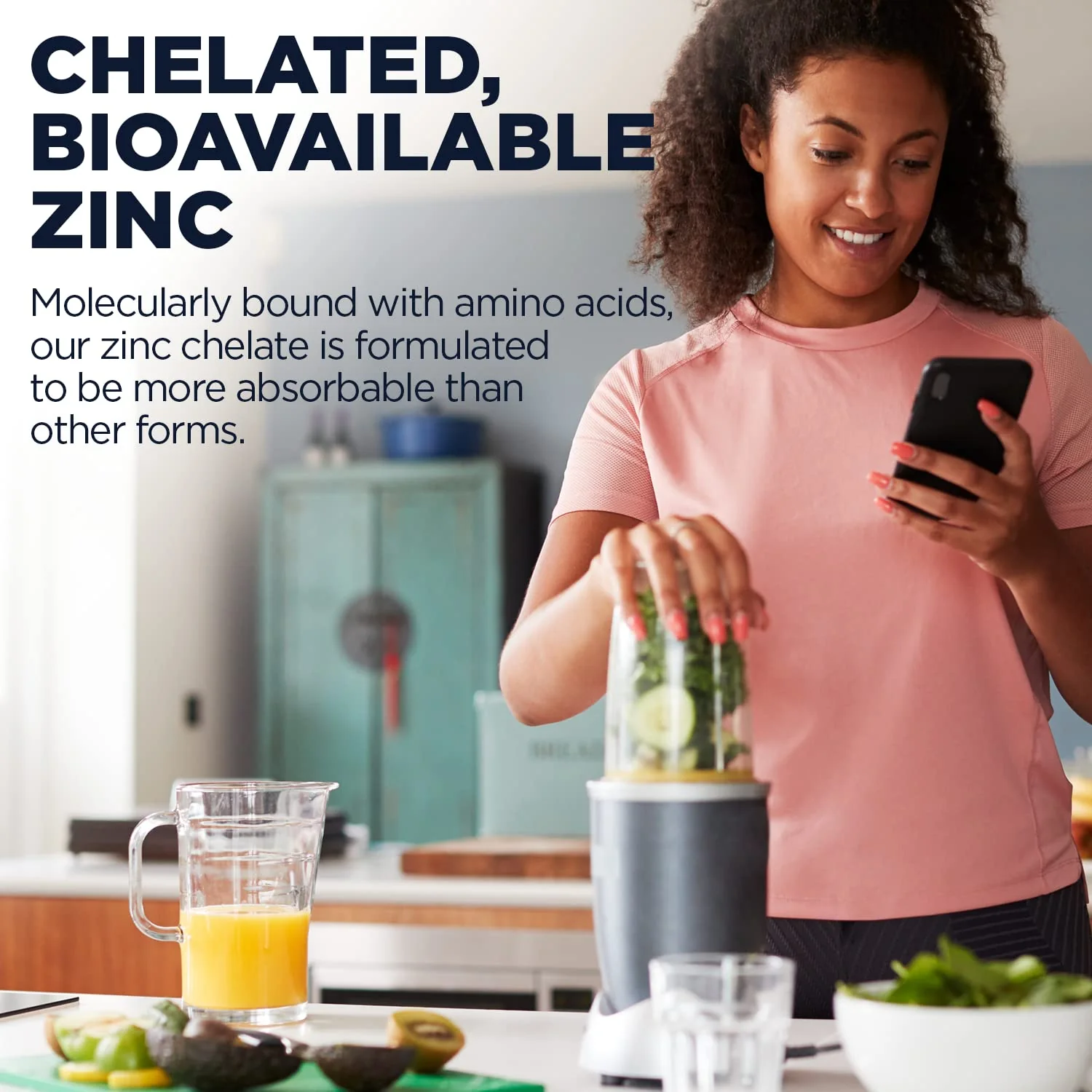 KAL Zinc 50mg Amino Acid Chelate, Immune Support Supplement, Healthy Metabolism and Immune System Formula, Enhanced Absorption, Vegan, Gluten Free, 60-Day Money Back Guarantee, 90 Servings, 90 Tablets - Image 5