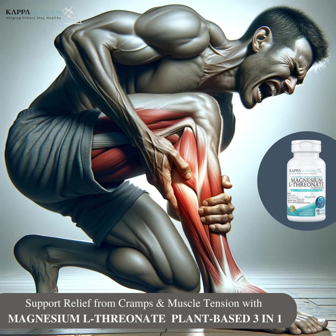 Kappa Nutrition Powered by Magbrain™ Magnesium L-Threonate Plant-Based, 150 Vegan Capsules, 420mg Elemental Magnesium (3 Capsules) from 2,253mg, Brain, Sleep & Muscle Support. - Image 4