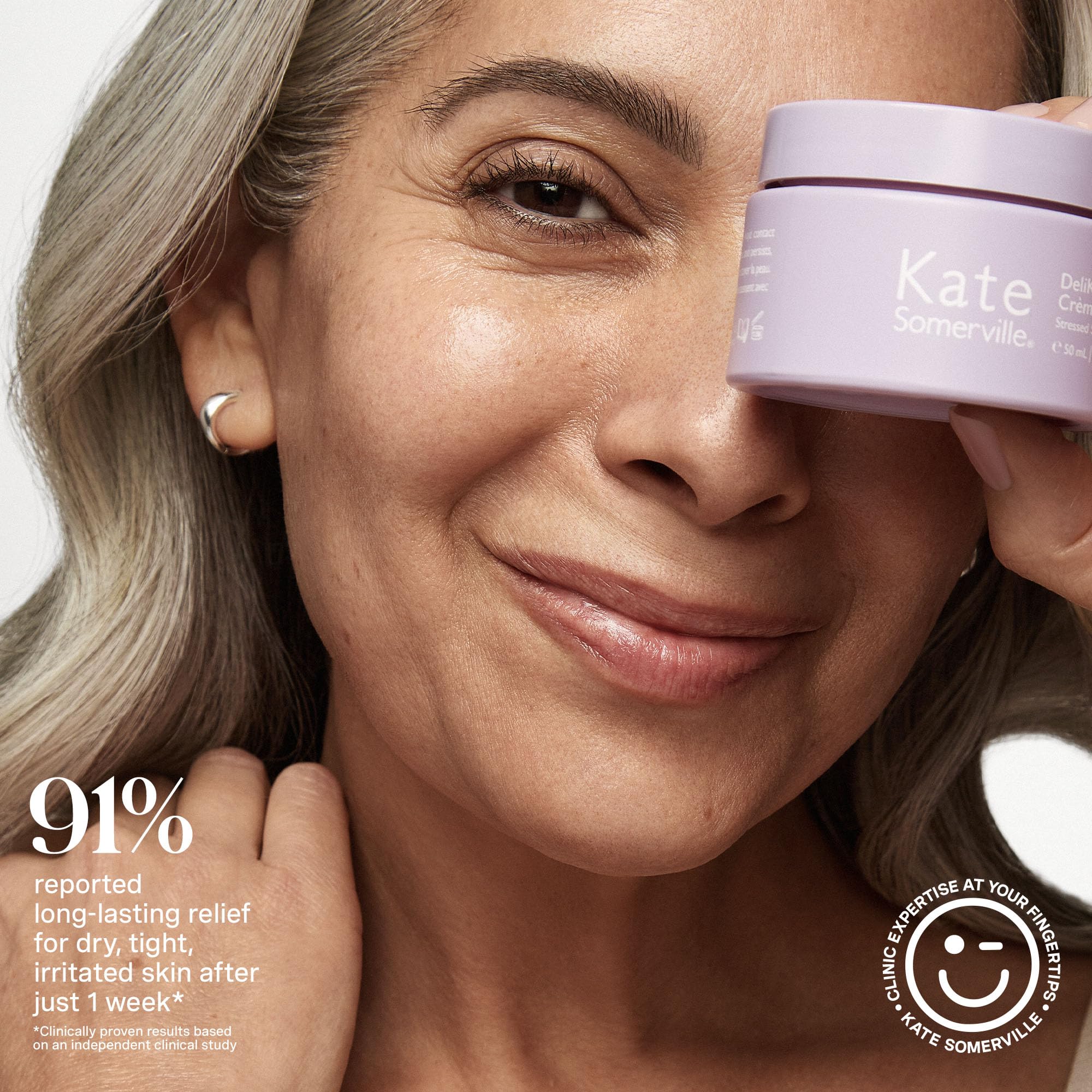 Kate Somerville DeliKate Recovery Cream – Clinically Formulated Hydrating Treatment – Irritation and Redness Relief for Stressed or Sensitive Skin, 1.7 Fl Oz - Image 8