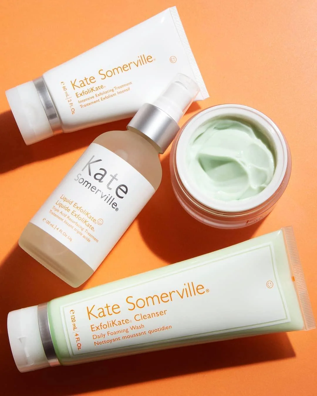 Kate Somerville ExfoliKate Cleanser – Daily Exfoliating Foaming Face Wash, Clinically Formulated Glycolic Acid and Lactic Acid Gentle Facial Scrub, Travel-Size, 1.7 Fl Oz - Image 3