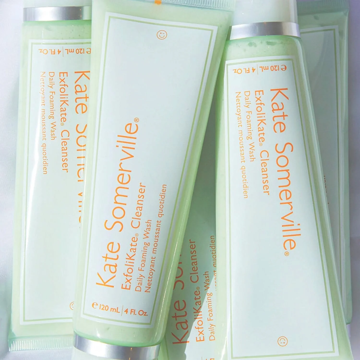 Kate Somerville ExfoliKate Cleanser – Daily Exfoliating Foaming Face Wash, Clinically Formulated Glycolic Acid and Lactic Acid Gentle Facial Scrub, Travel-Size, 1.7 Fl Oz - Image 4
