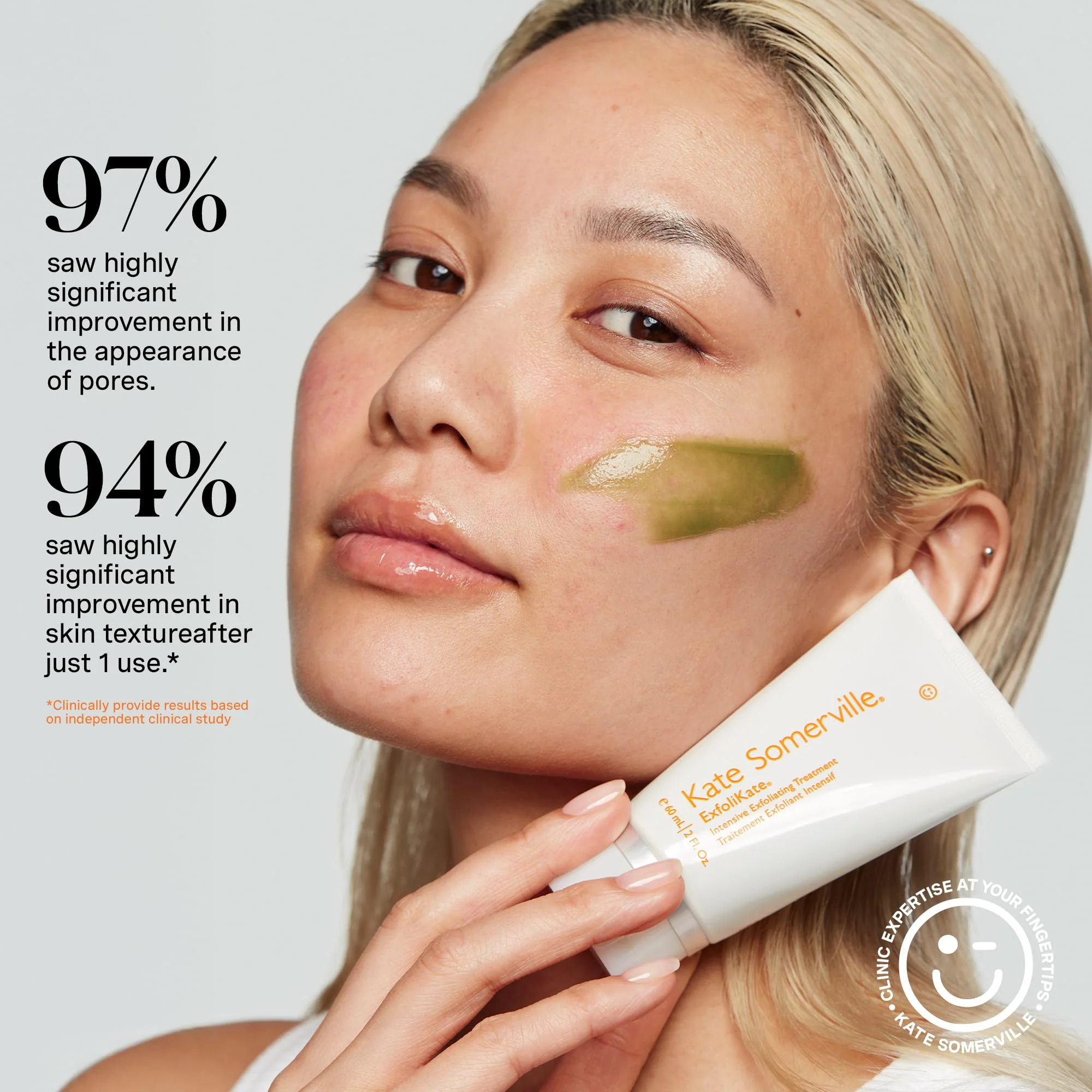 Kate Somerville ExfoliKate Intensive Exfoliating Treatment – Salicylic Acid and Lactic Acid Super Facial Scrub and Mask, Improves Texture and Pores, 0.5 Fl Oz - Image 10