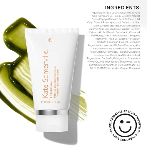 Kate Somerville ExfoliKate Intensive Exfoliating Treatment – Salicylic Acid and Lactic Acid Super Facial Scrub and Mask, Improves Texture and Pores, 0.5 Fl Oz - Image 3