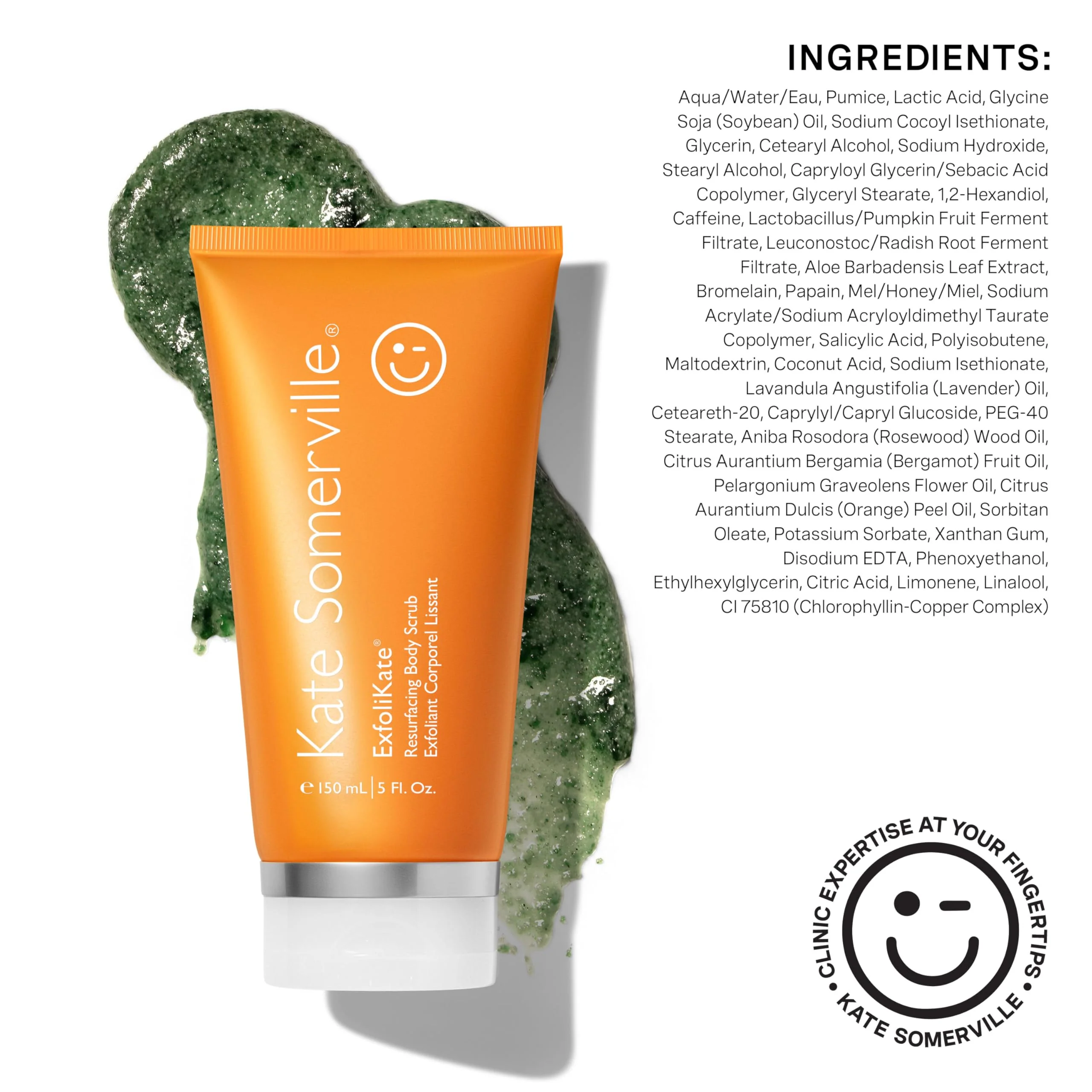 Kate Somerville ExfoliKate Resurfacing Body Scrub – Triple Action Exfoliating Body Polish, Removes Dead Skin, Improves Tone & Texture, 5 Fl Oz - Image 4