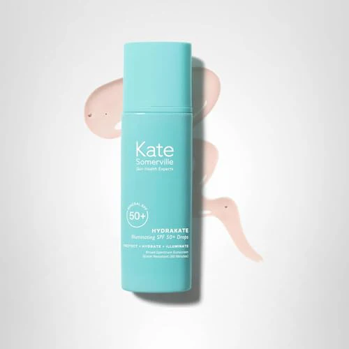 Kate Somerville HydraKate Illuminating Sunscreen Drops – Tinted SPF 50+ Mineral Sunscreen with Zinc Oxide, Moisturizing & Anti-Aging Sun Protection, 1.7 Fl Oz - Image 2