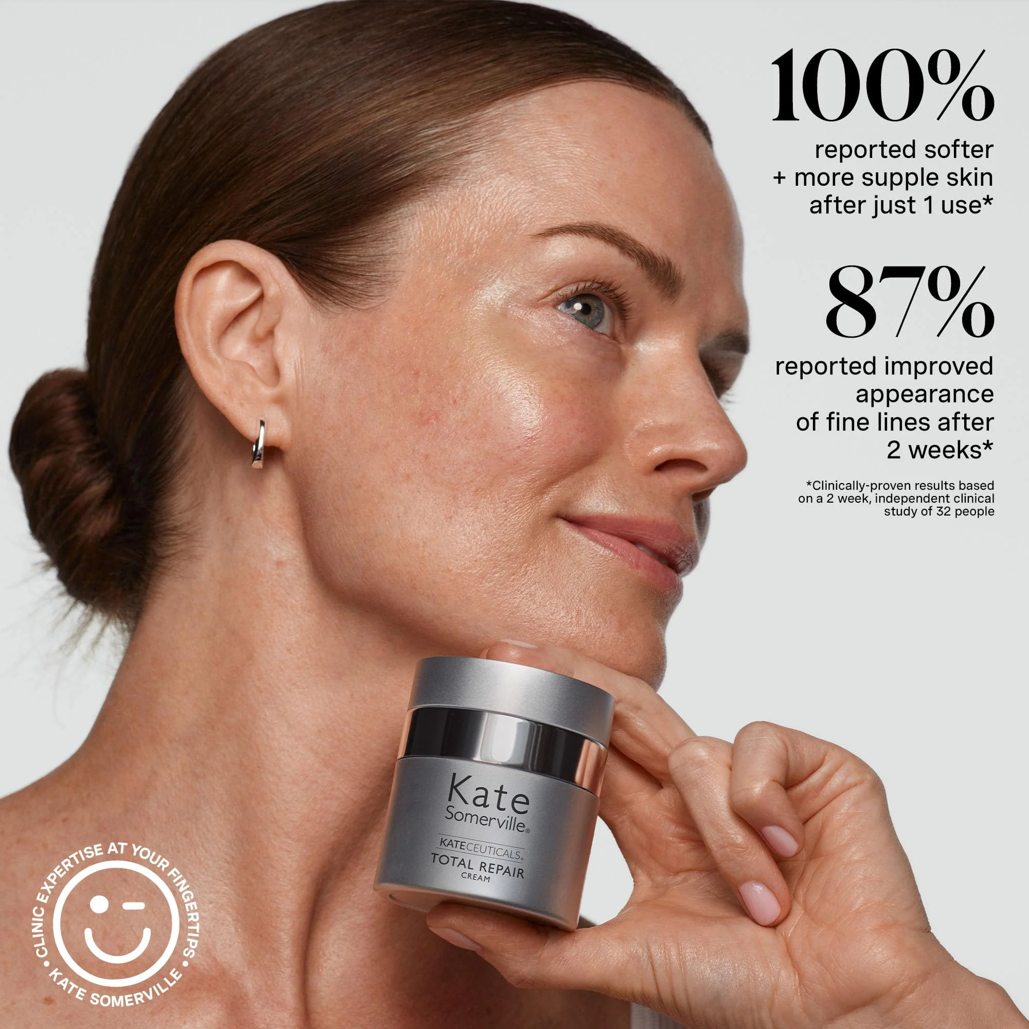Kate Somerville KateCeuticals Total Repair Cream – Advanced Anti-Aging Moisturizer, Visibly Reduces Wrinkles & Fine Lines, 1 Fl Oz - Image 10