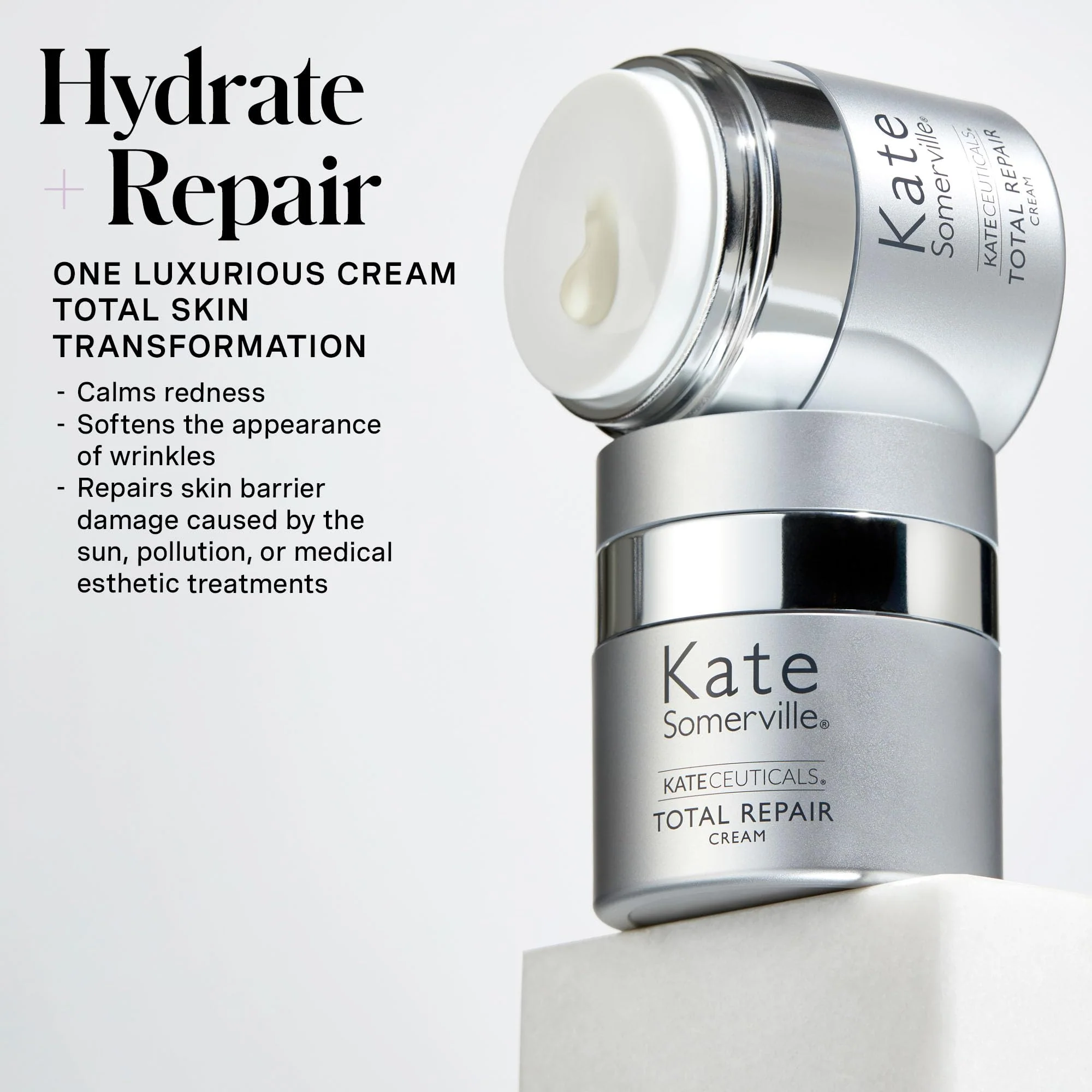 Kate Somerville KateCeuticals Total Repair Cream – Advanced Anti-Aging Moisturizer, Visibly Reduces Wrinkles & Fine Lines, 1 Fl Oz - Image 11