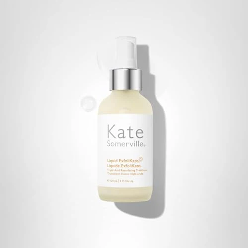 Kate Somerville Liquid ExfoliKate – Triple Acid Resurfacing Treatment, Clinically Formulated AHA Overnight Facial Exfoliator, Smooths Skin and Minimizes Pores, 4 Fl Oz - Image 2