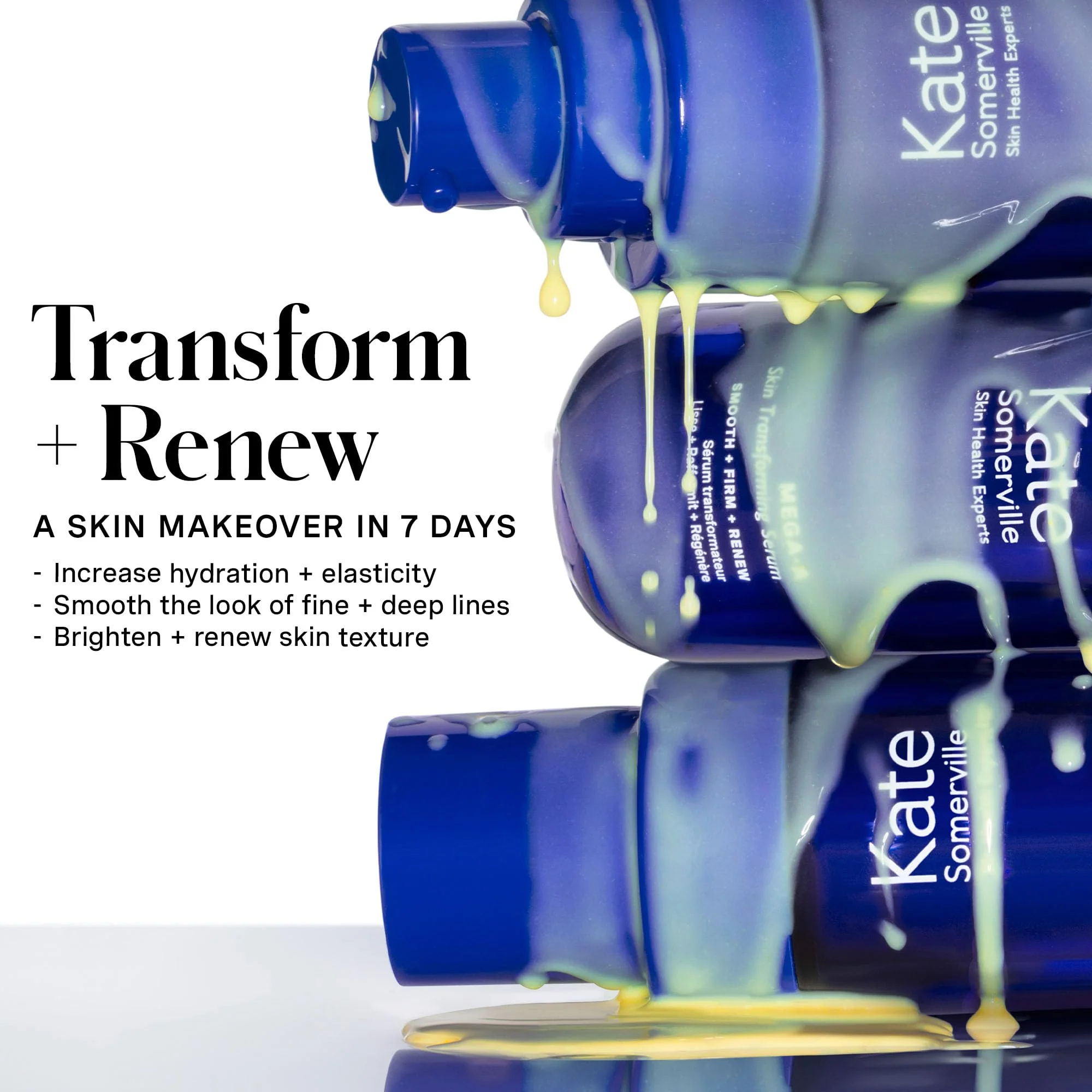 Kate Somerville Mega-A Skin Transforming Serum – Anti-Aging Serum with Hyaluronic Acid For Uneven Texture and Wrinkles, 1 Fl. Oz - Image 10