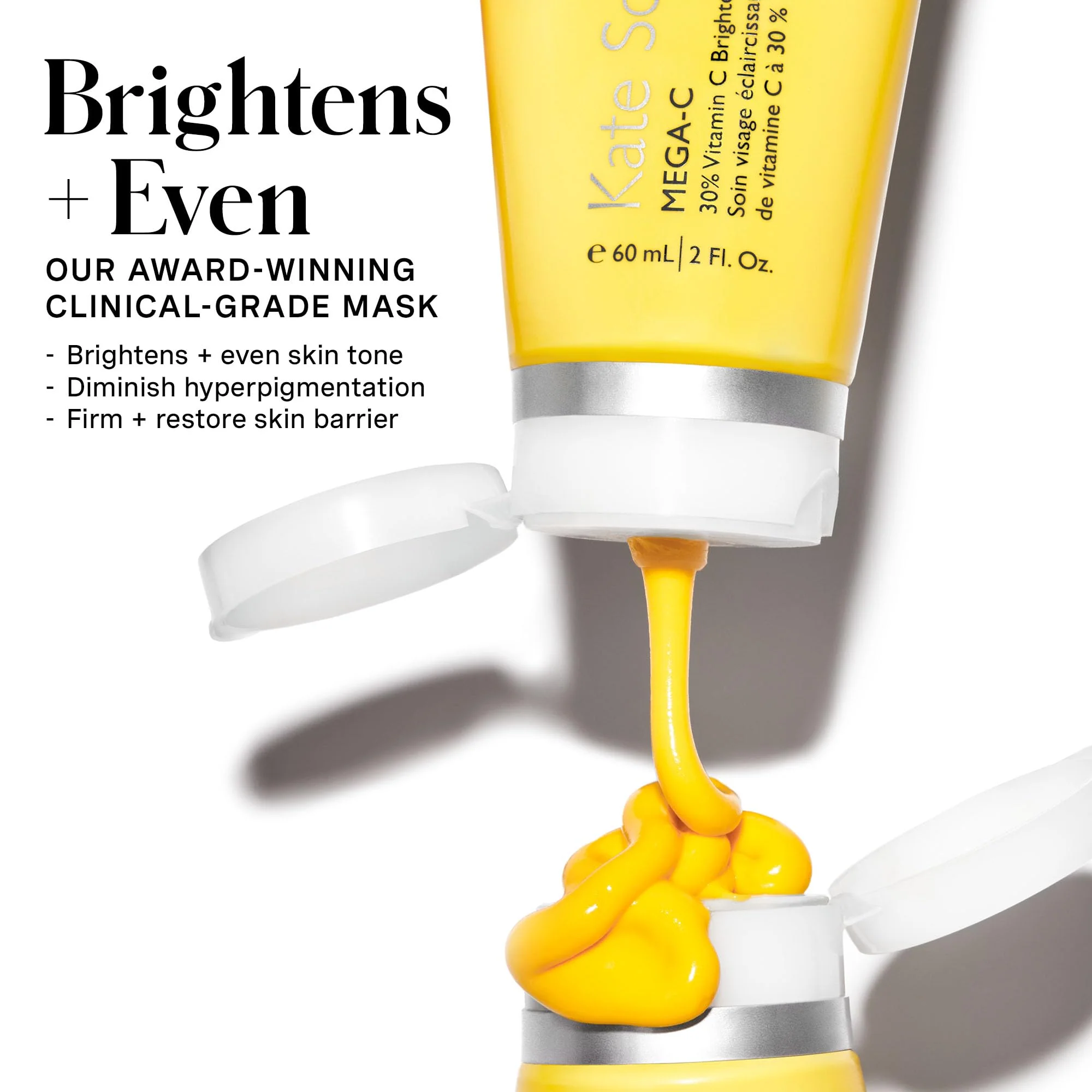 Kate Somerville Mega-C 30% Vitamin C Brightening Facial Mask – Clinic-Grade Treatment to Brighten, Even Skin Tone & Firm, 2 Fl Oz - Image 10