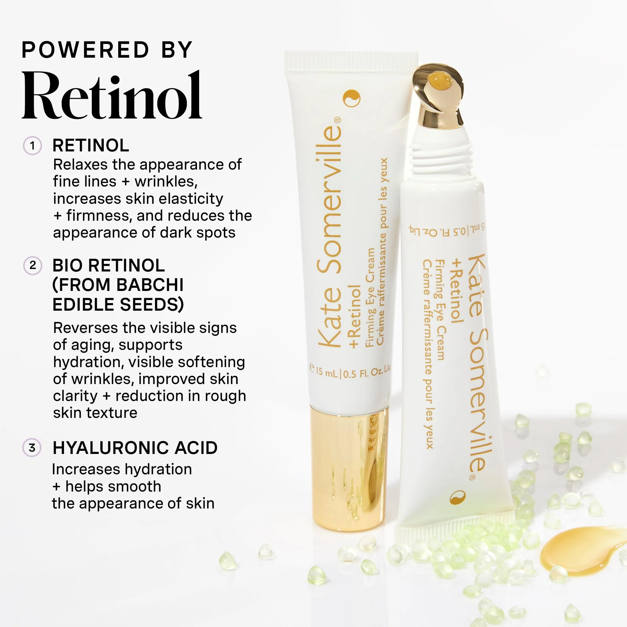 Kate Somerville Retinol Firming Eye Cream – Clinic-Grade Anti-Aging Treatment Proven to Firm, Brighten and Smooth Lines & Wrinkles, 0.5 Fl Oz - Image 10