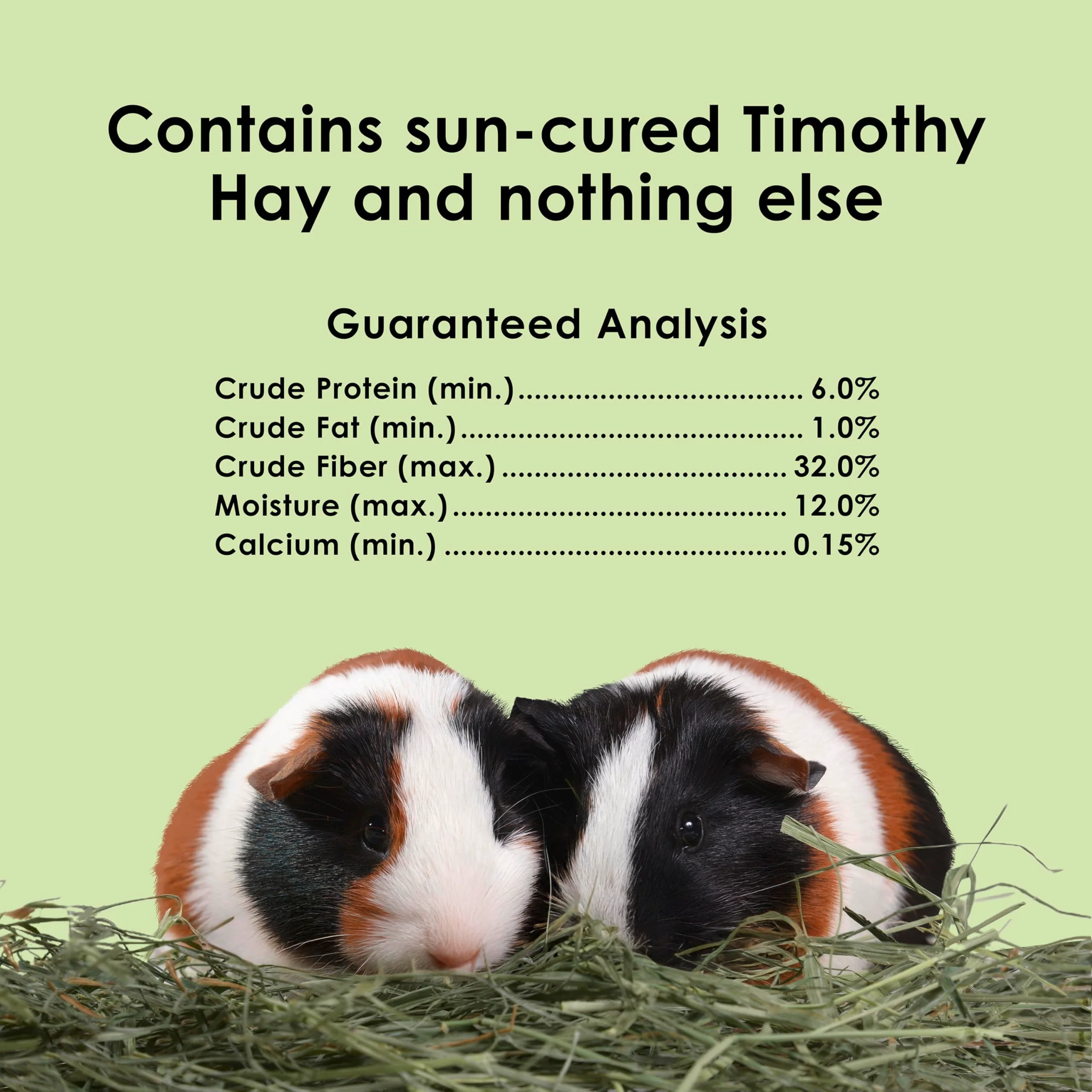 Kaytee Wafer Cut All Natural Timothy Hay for Pet Guinea Pigs, Rabbits & Other Small Animals, 60 Ounce - Image 7