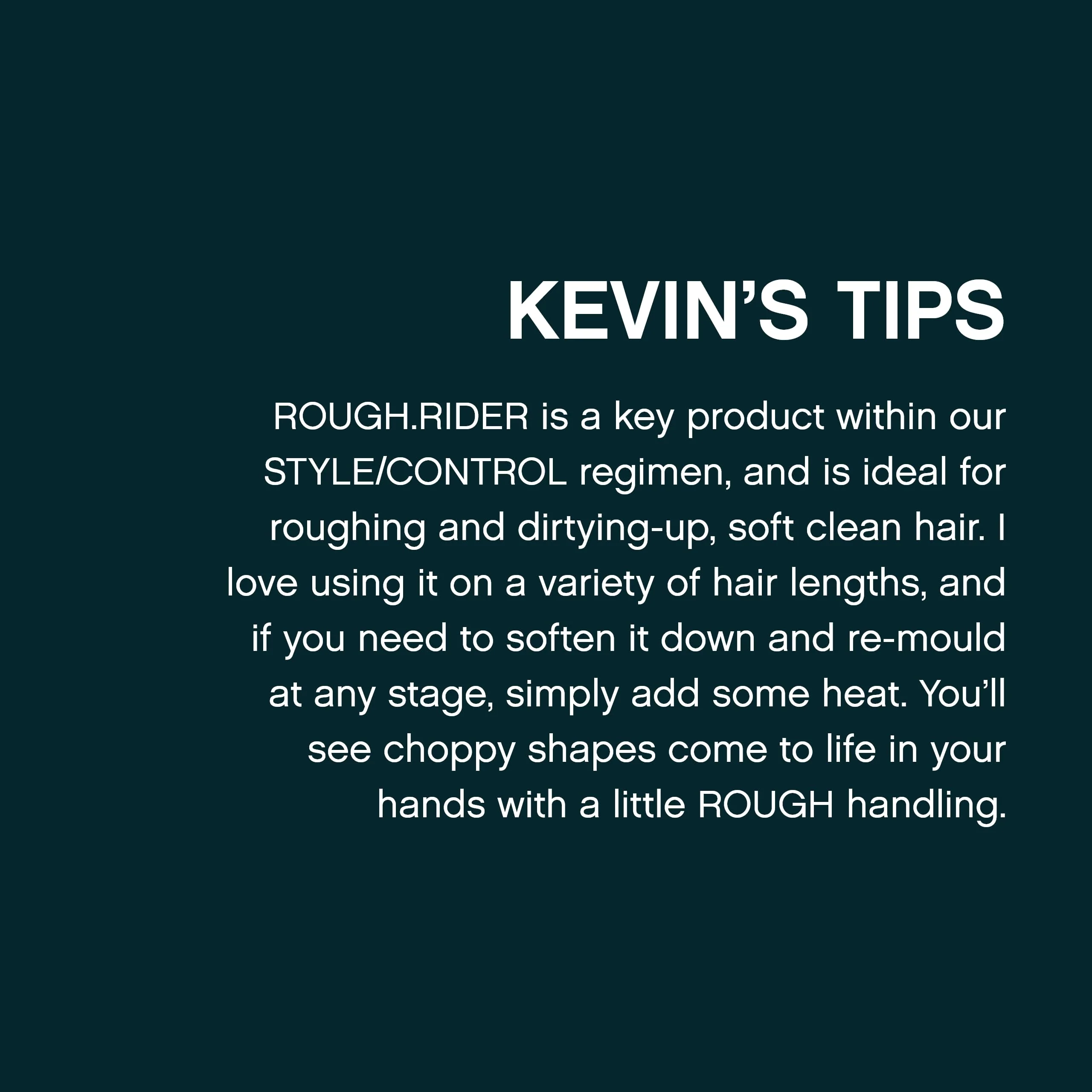 KEVIN.MURPHY ROUGH.RIDER Clay - Hair Strengthening - For All Hair Types - Moldable Styling Clay - Sulphate Free Care - 30 g / 1.1 oz - Image 3
