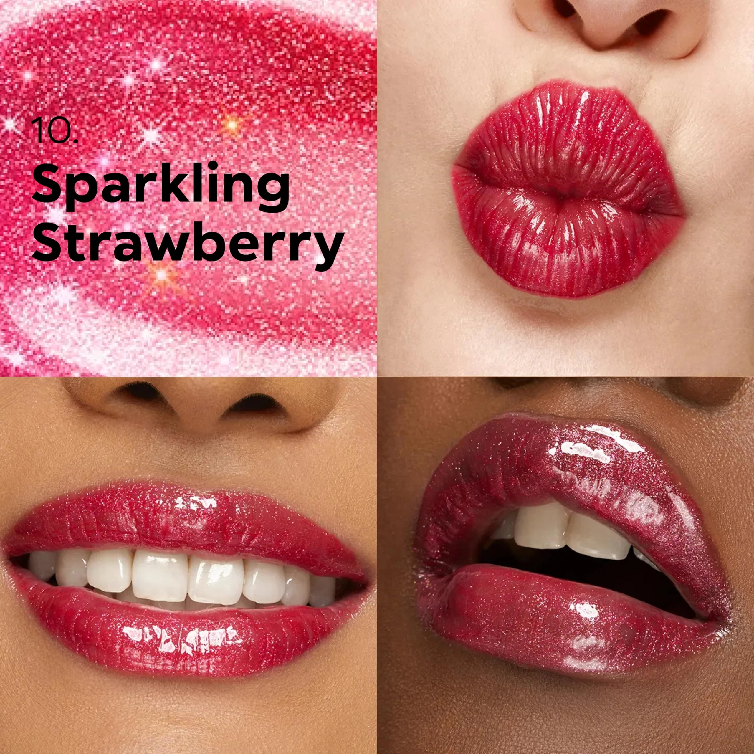 Kiko Milano 3D Hydra Lip Gloss – High Shine, Hydrating, Plumping, Non-Sticky, Moisturizing Lip Makeup – 10 Sparkling Strawberry – 6.5ml - Image 7