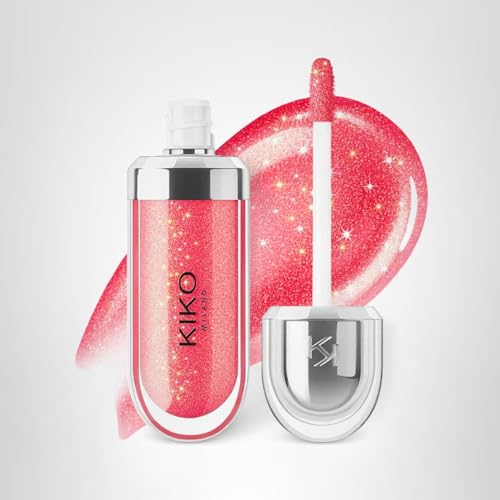 Kiko Milano 3D Hydra Lip Gloss – High Shine, Hydrating, Plumping, Non-Sticky, Moisturizing Lip Makeup – 11 Golden Red – 6.5ml - Image 2
