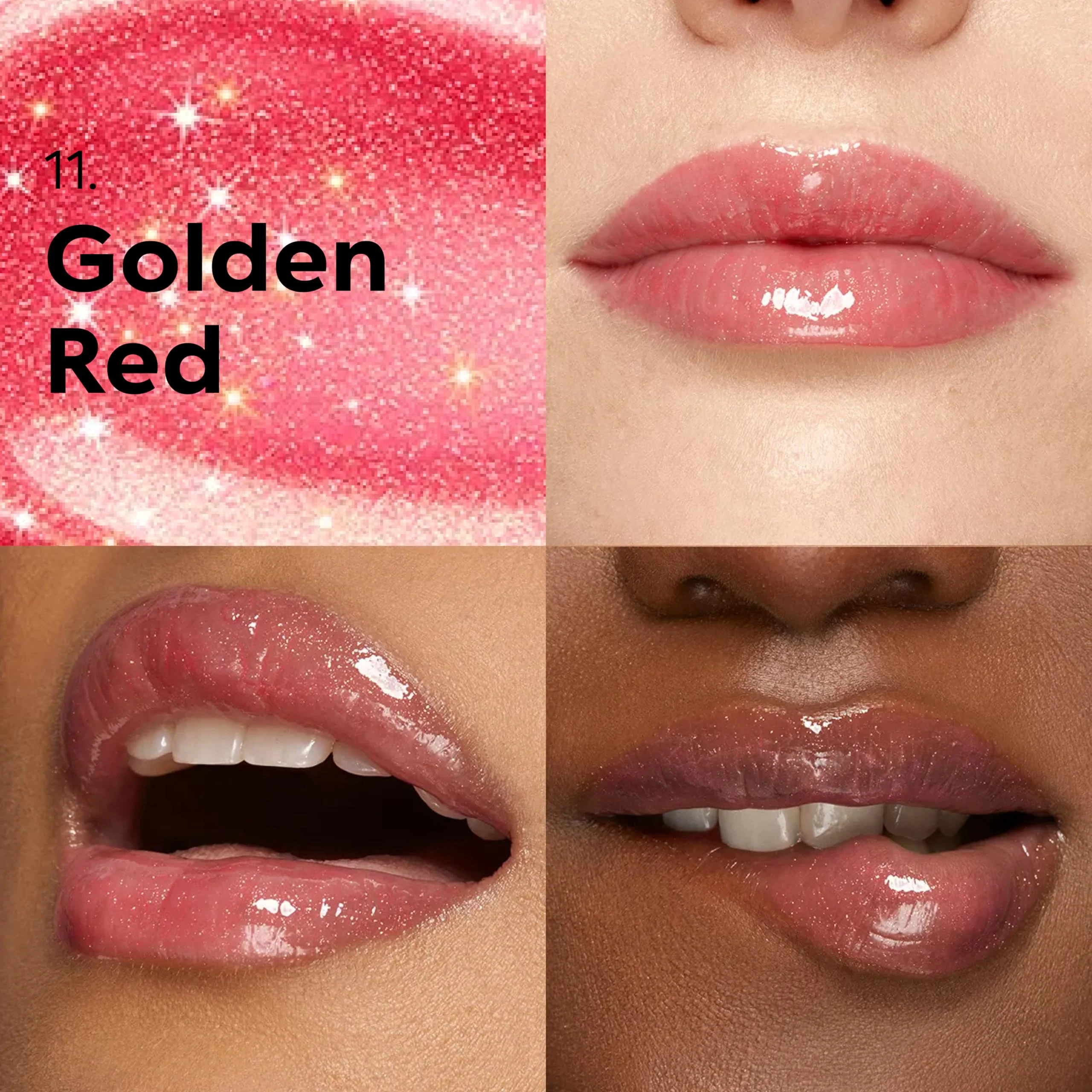Kiko Milano 3D Hydra Lip Gloss – High Shine, Hydrating, Plumping, Non-Sticky, Moisturizing Lip Makeup – 11 Golden Red – 6.5ml - Image 7