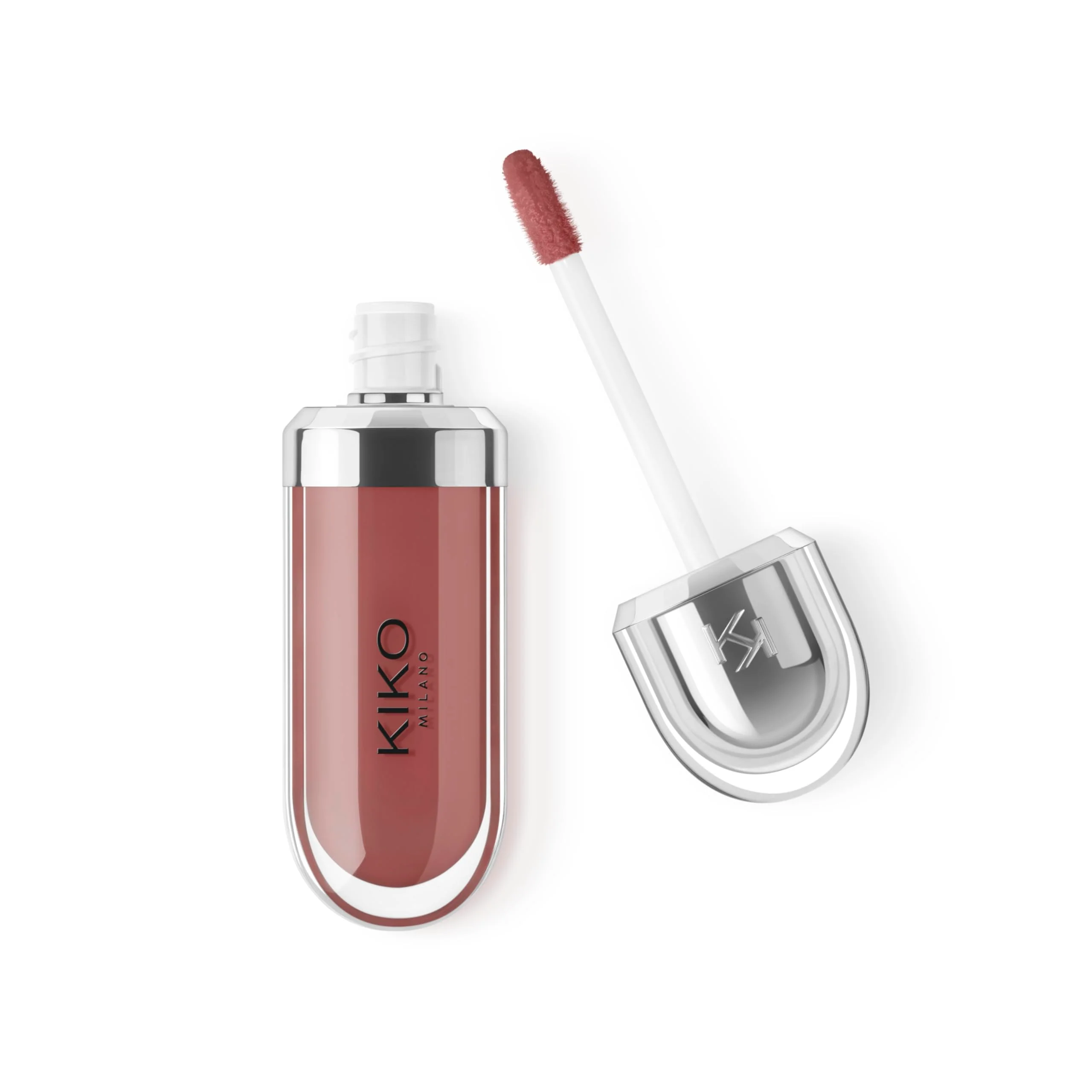 Kiko Milano 3D Hydra Lip Gloss – High Shine, Hydrating, Plumping, Non-Sticky, Moisturizing Lip Makeup – 21 Brun Rose – 6.5ml - Image 2