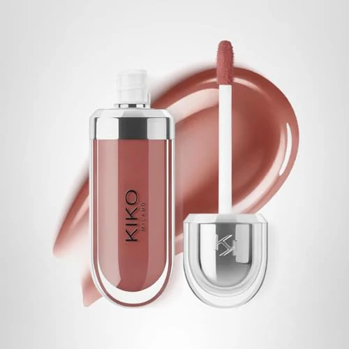 Kiko Milano 3D Hydra Lip Gloss – High Shine, Hydrating, Plumping, Non-Sticky, Moisturizing Lip Makeup – 21 Brun Rose – 6.5ml - Image 3
