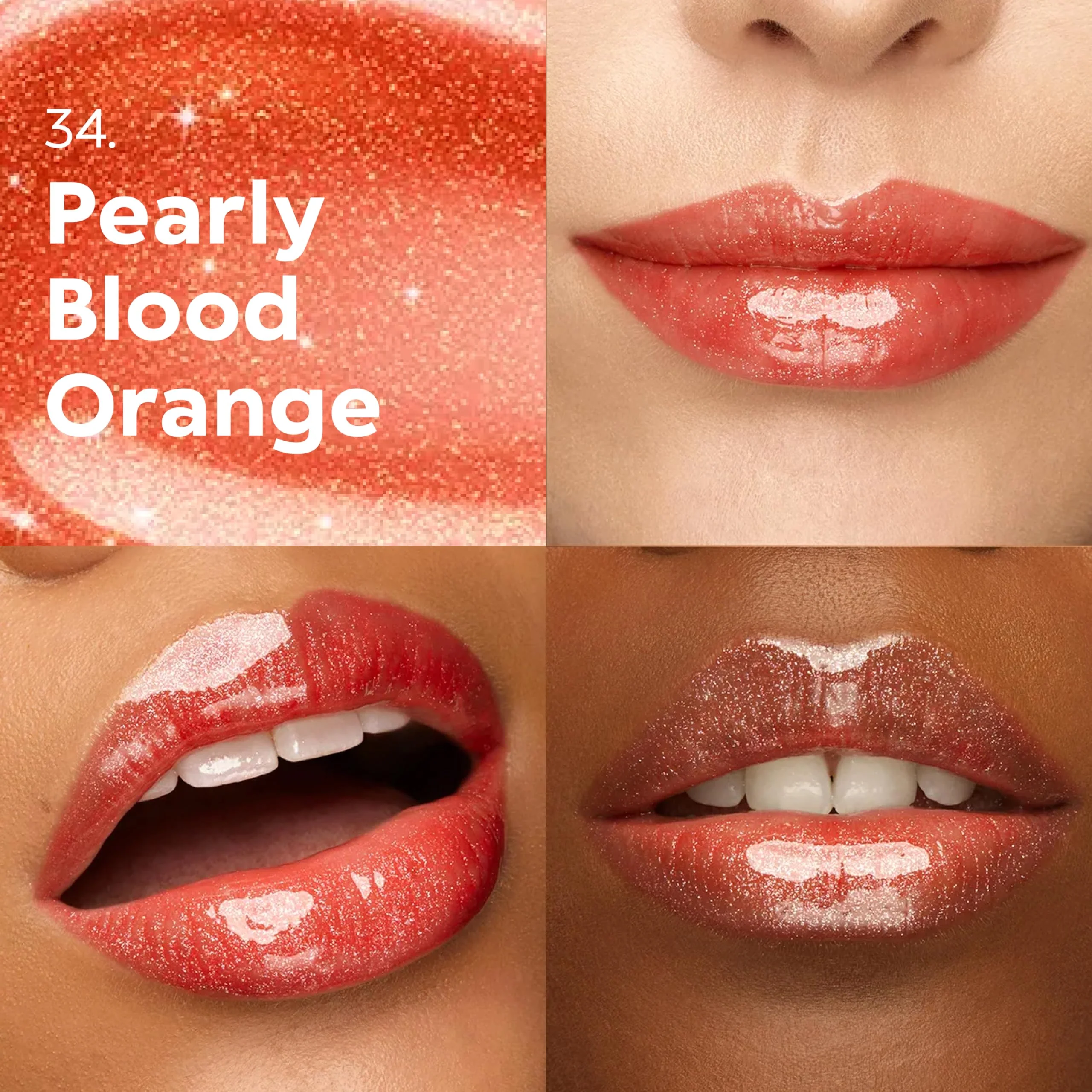 Kiko Milano 3D Hydra Lip Gloss – High Shine, Hydrating, Plumping, Non-Sticky, Moisturizing Lip Makeup – 34 Pearly Blood Orange – 6.5ml - Image 7